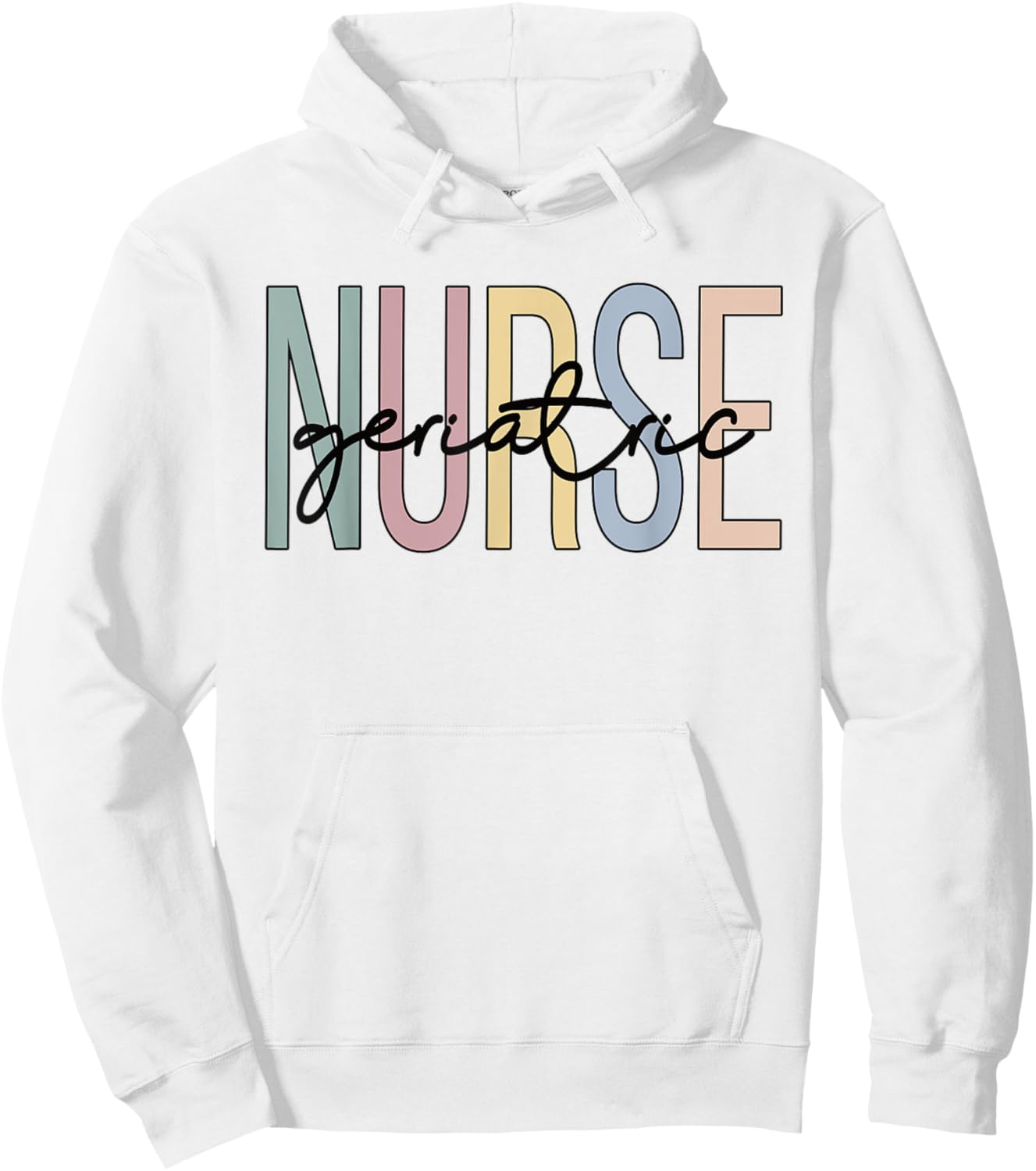 Geriatric Nursing Boho Geriatric Nurse Hoodie - Hoodie | White
