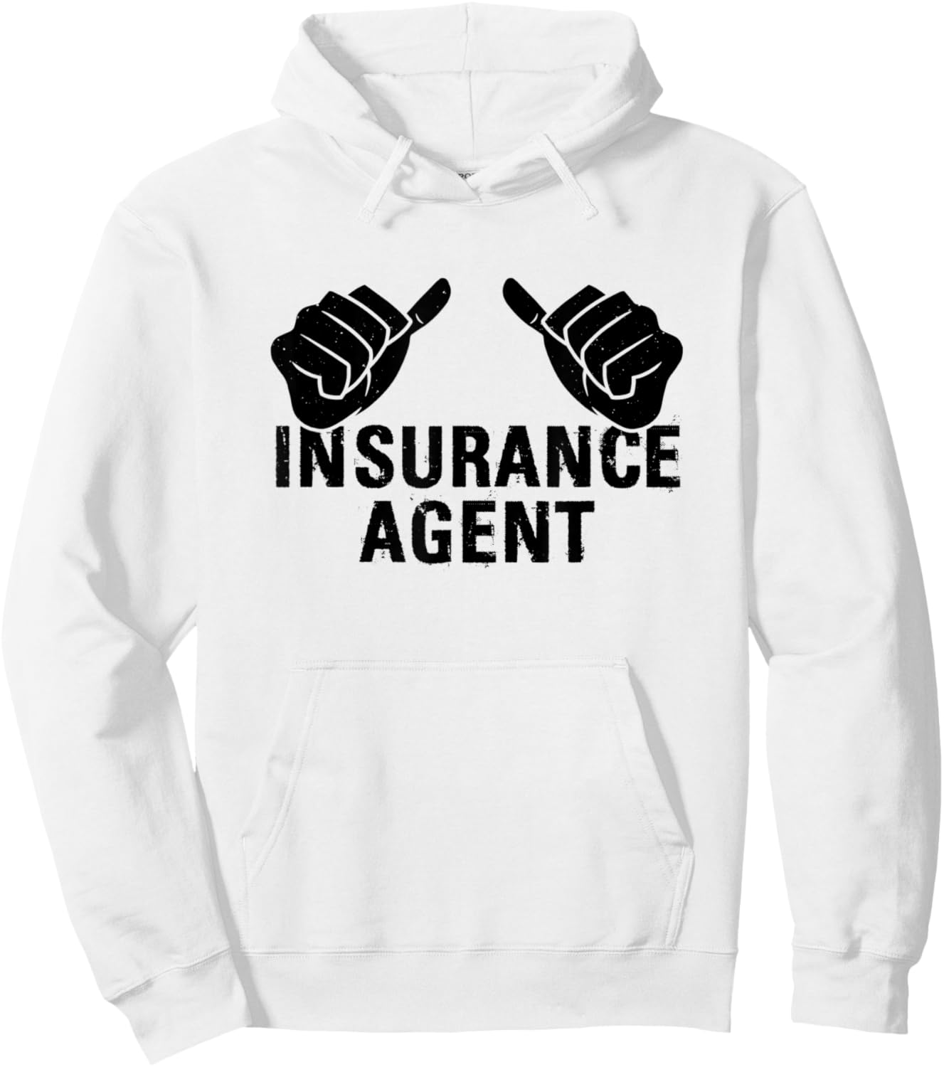 Insurance Agent Hoodie - Hoodie | White