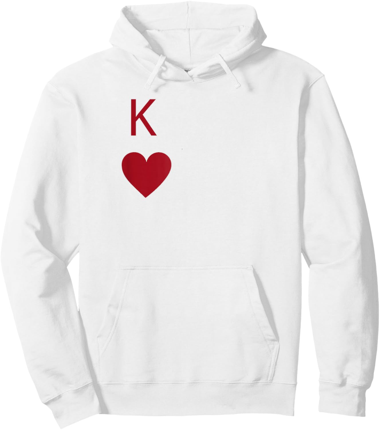 King of Hearts Hoodie - Hoodie | White