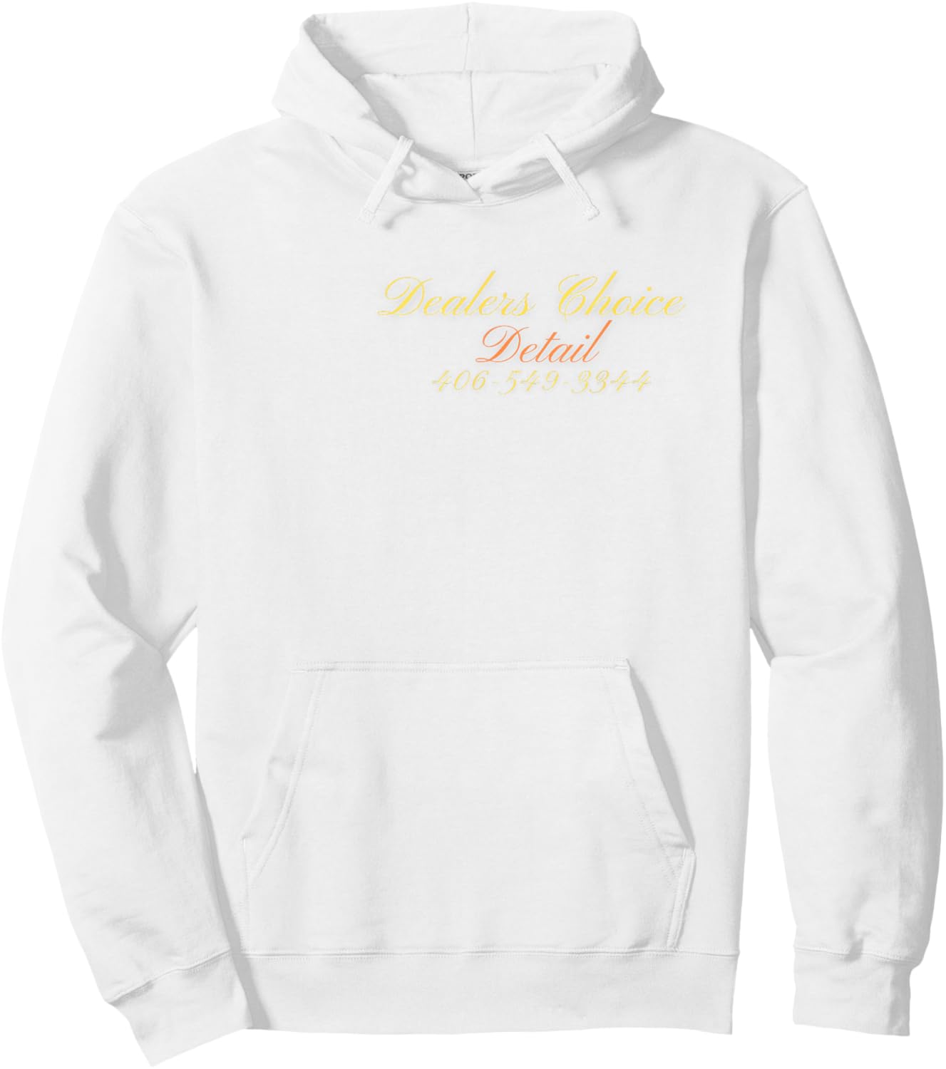 Custom Uniform for Detail Shop Hoodie - Hoodie | White