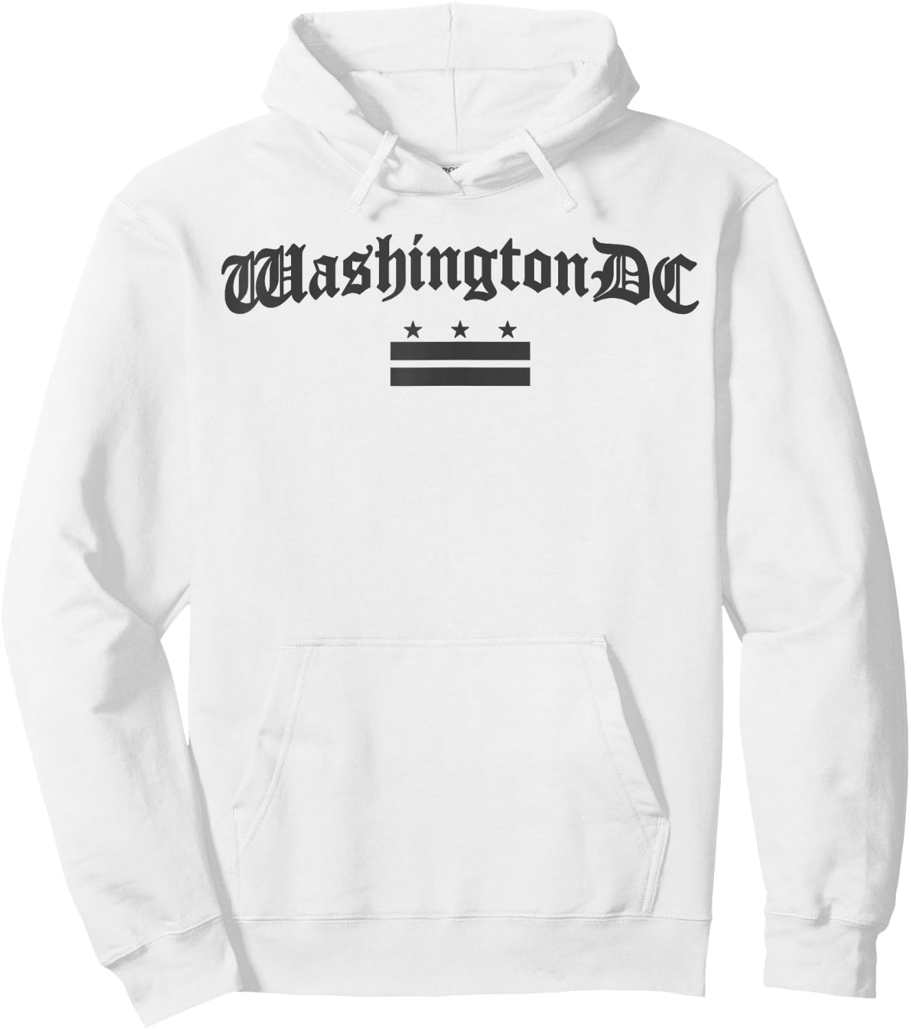 District of Columbia Flag Washington DC Men Women Kids Hoodie - Hoodie | White