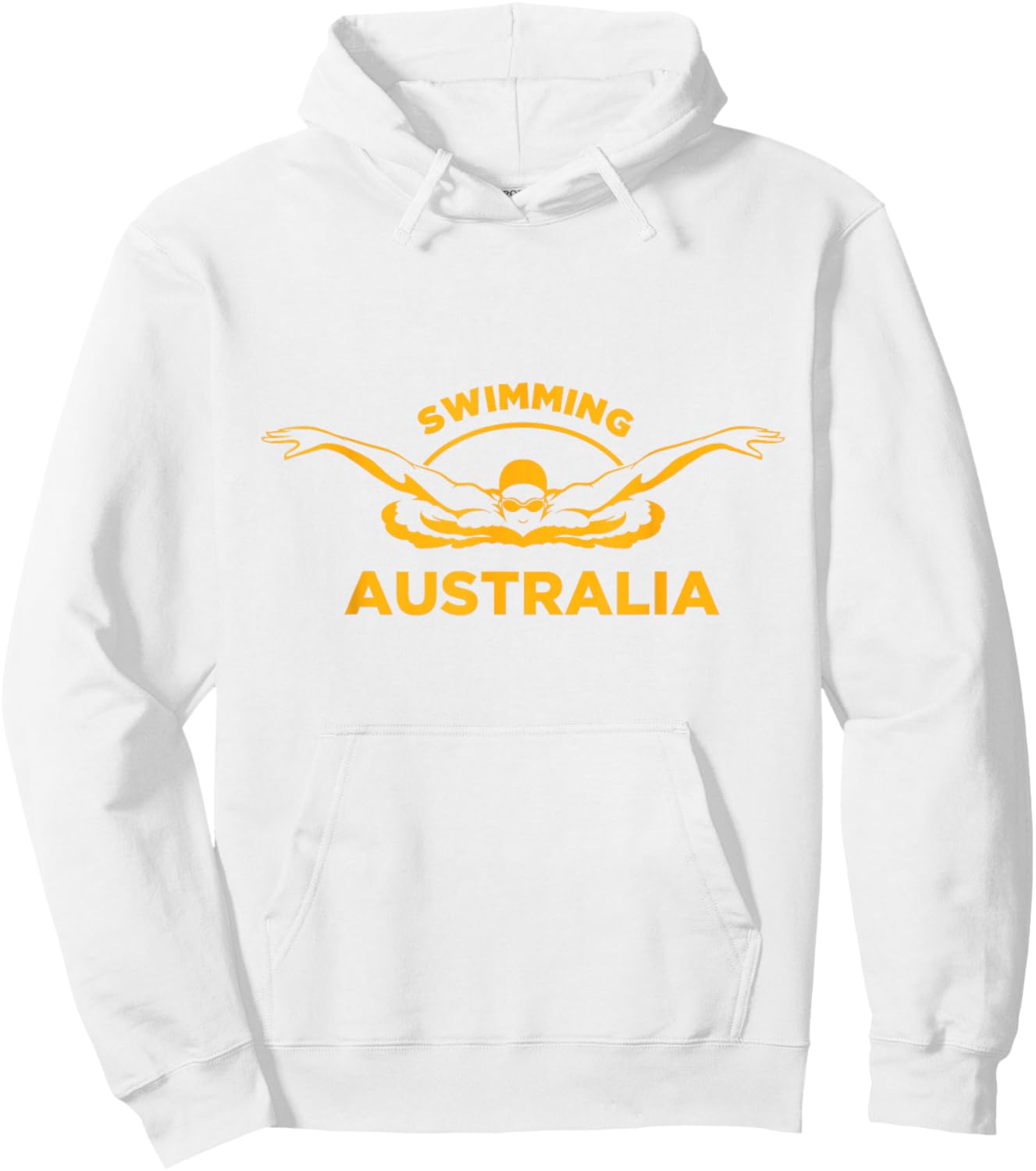 Swimming Australia Support the Team Shirt Pool Hoodie - Hoodie | White