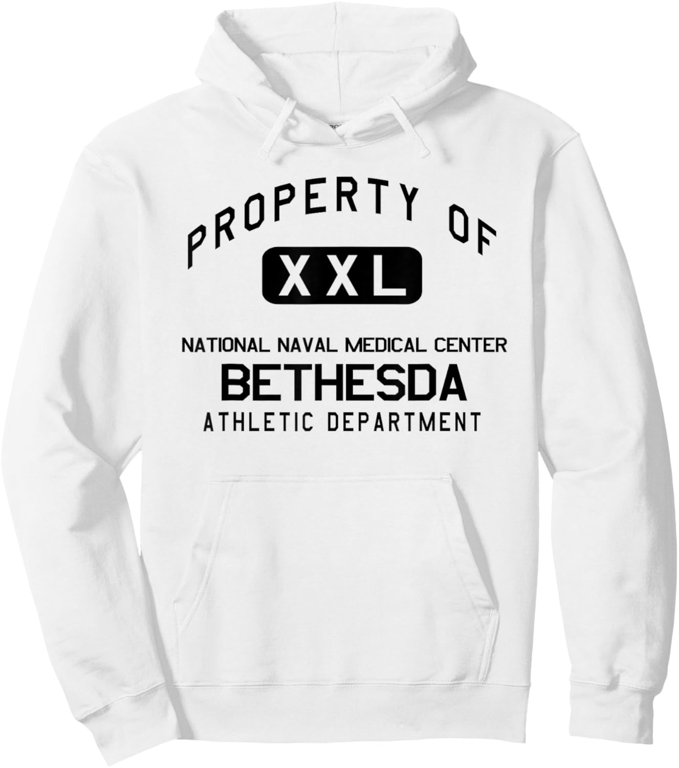 Property of Naval Medical Center Bethesda NNMC Athletic Dept Hoodie - Hoodie | White