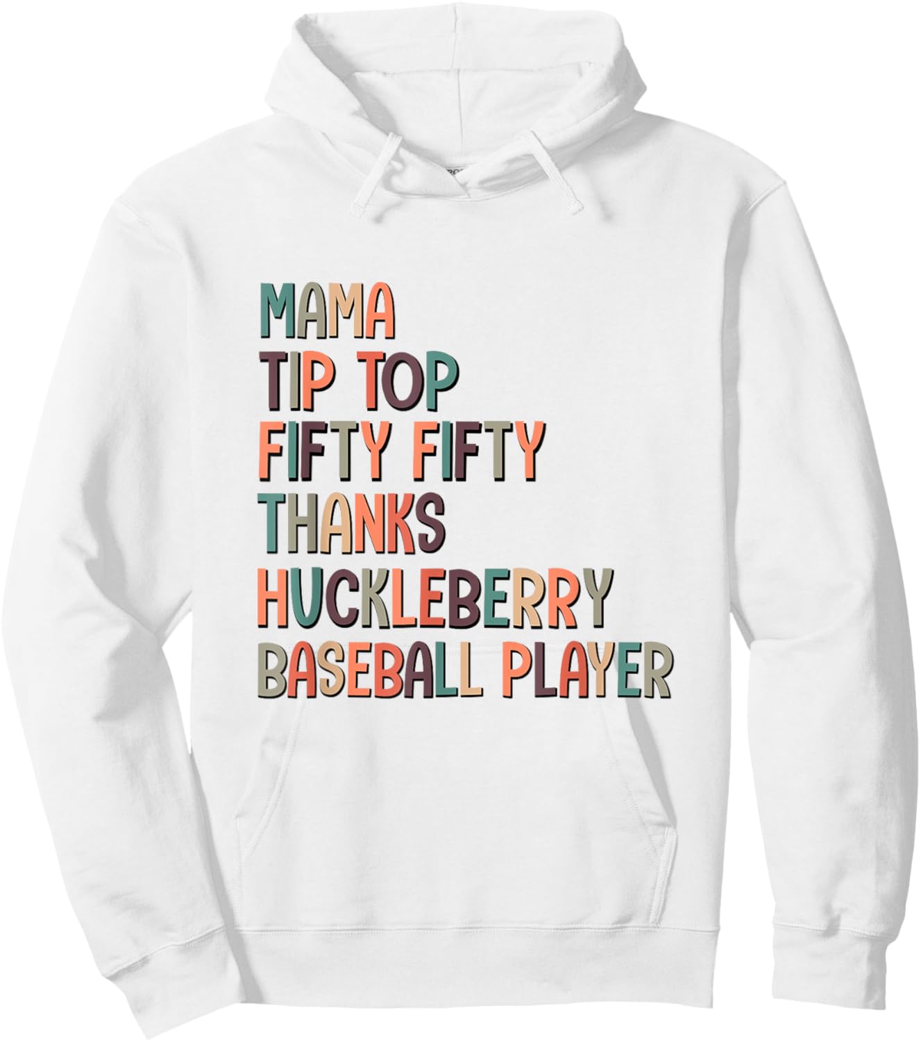 Mama Tip Top Fifty Thanks Huckleberry Neuro Nurse Stroke Hoodie - Hoodie | White