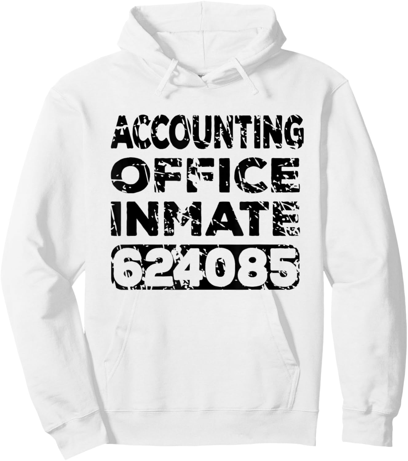 Halloween Accounting Office Inmate Funny Accountant Costume Hoodie - Hoodie | White