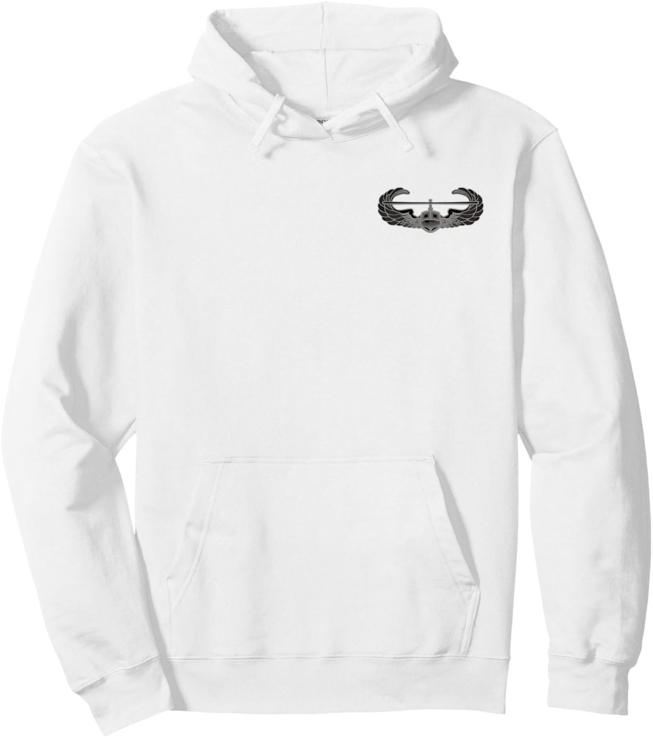 Air Assault Badge Us Army Helicopter Wings Hoodie - Hoodie | White