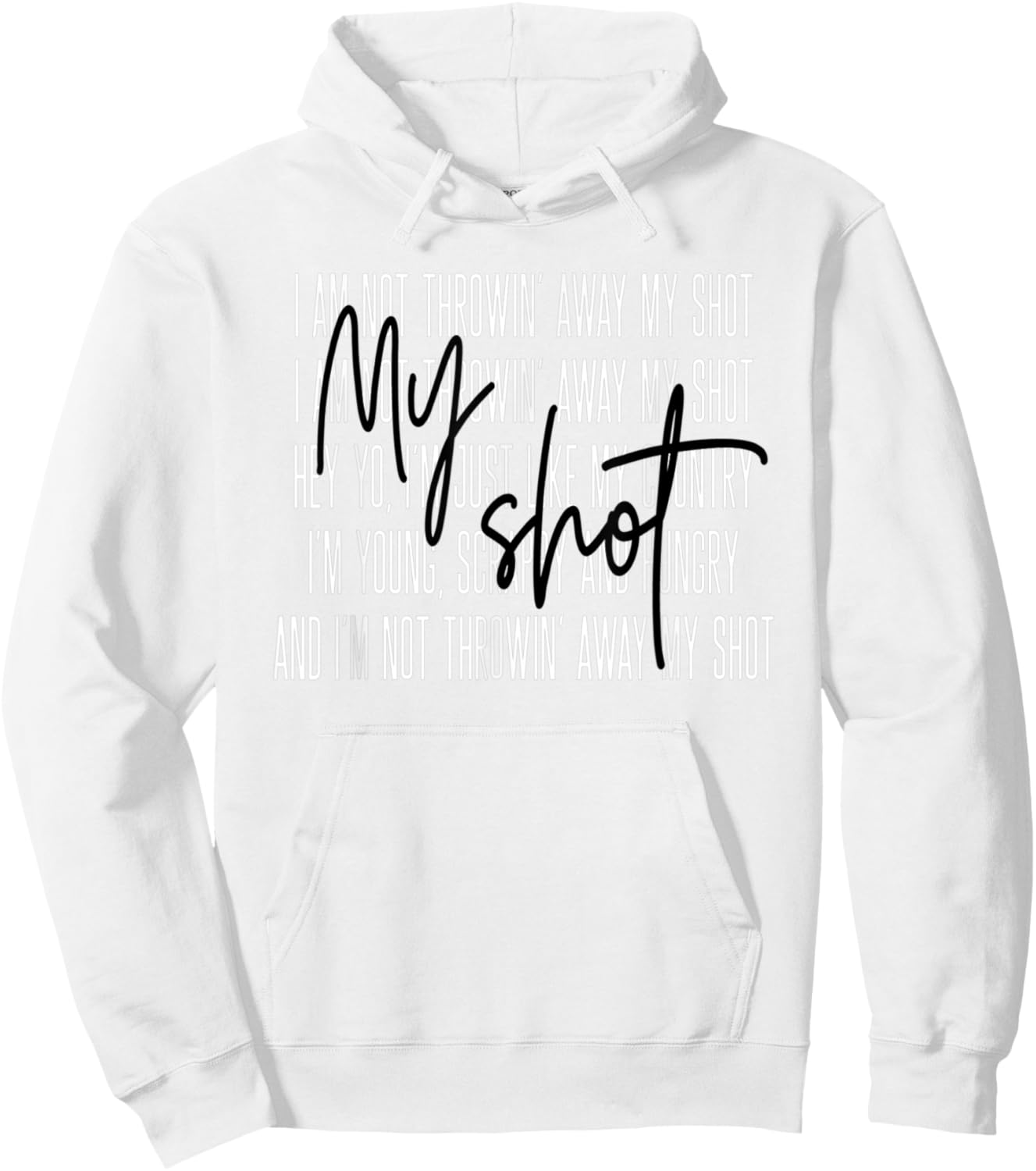 Awesome Cute Wow King Musical Broadway History Funny Rainbow Hoodie - Hoodie | White