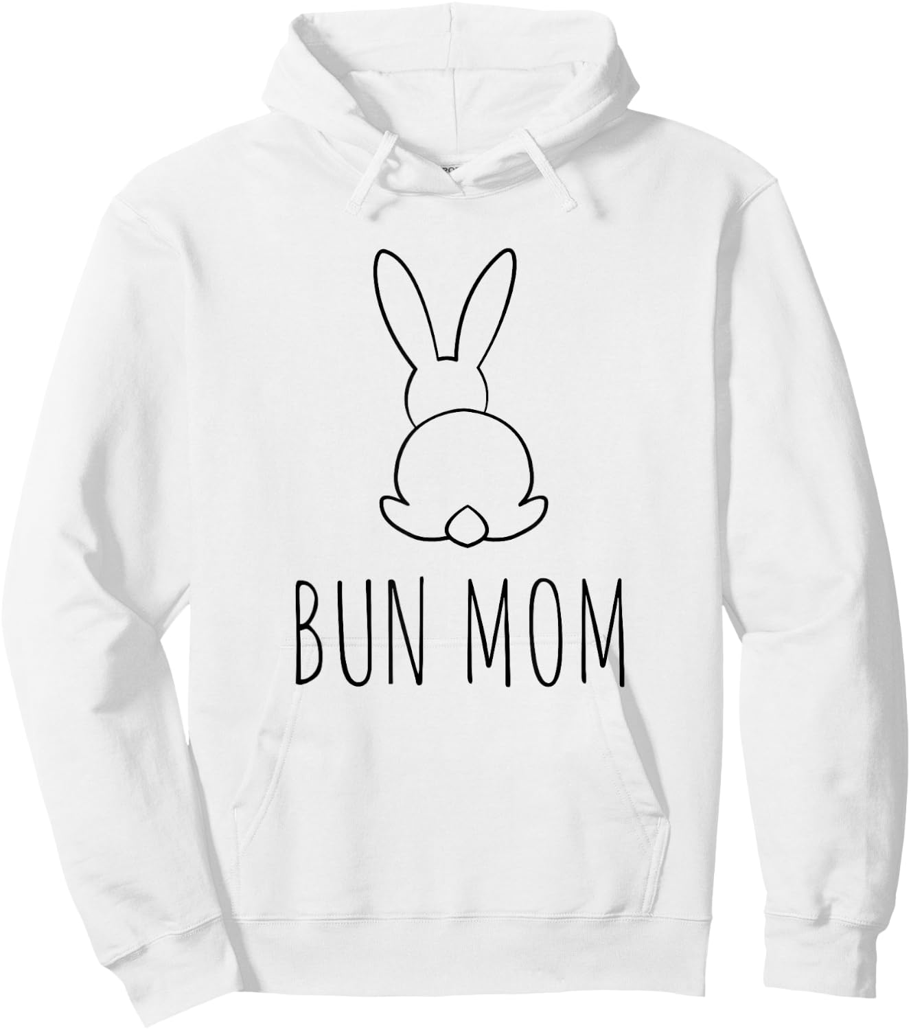 Bunny Mom Hoodie - Hoodie | White
