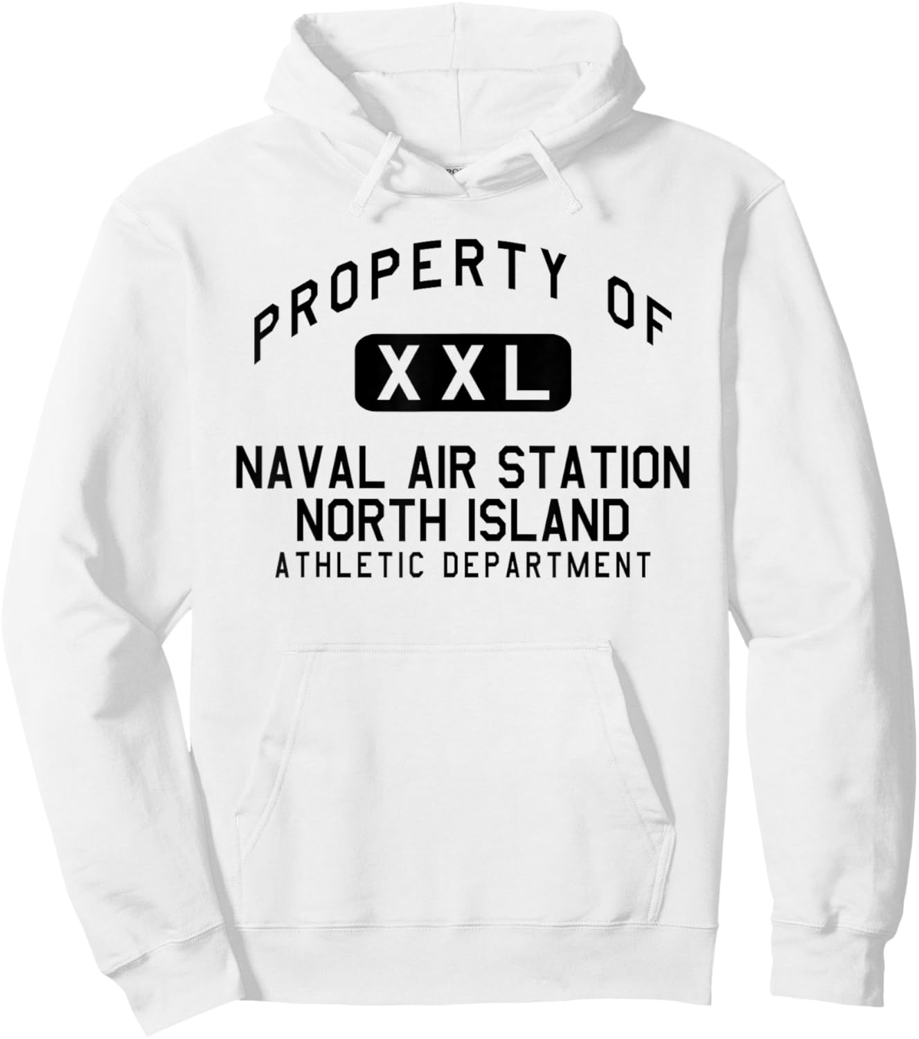 Property of Naval Air Station North Island Athletic Dept Hoodie - Hoodie | White