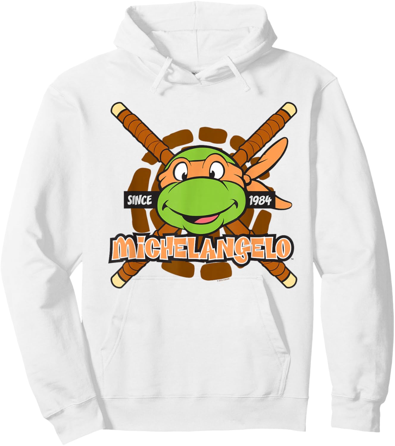 Teenage Mutant Ninja Turtles Michelangelo Since 1984 Hoodie - Hoodie | White