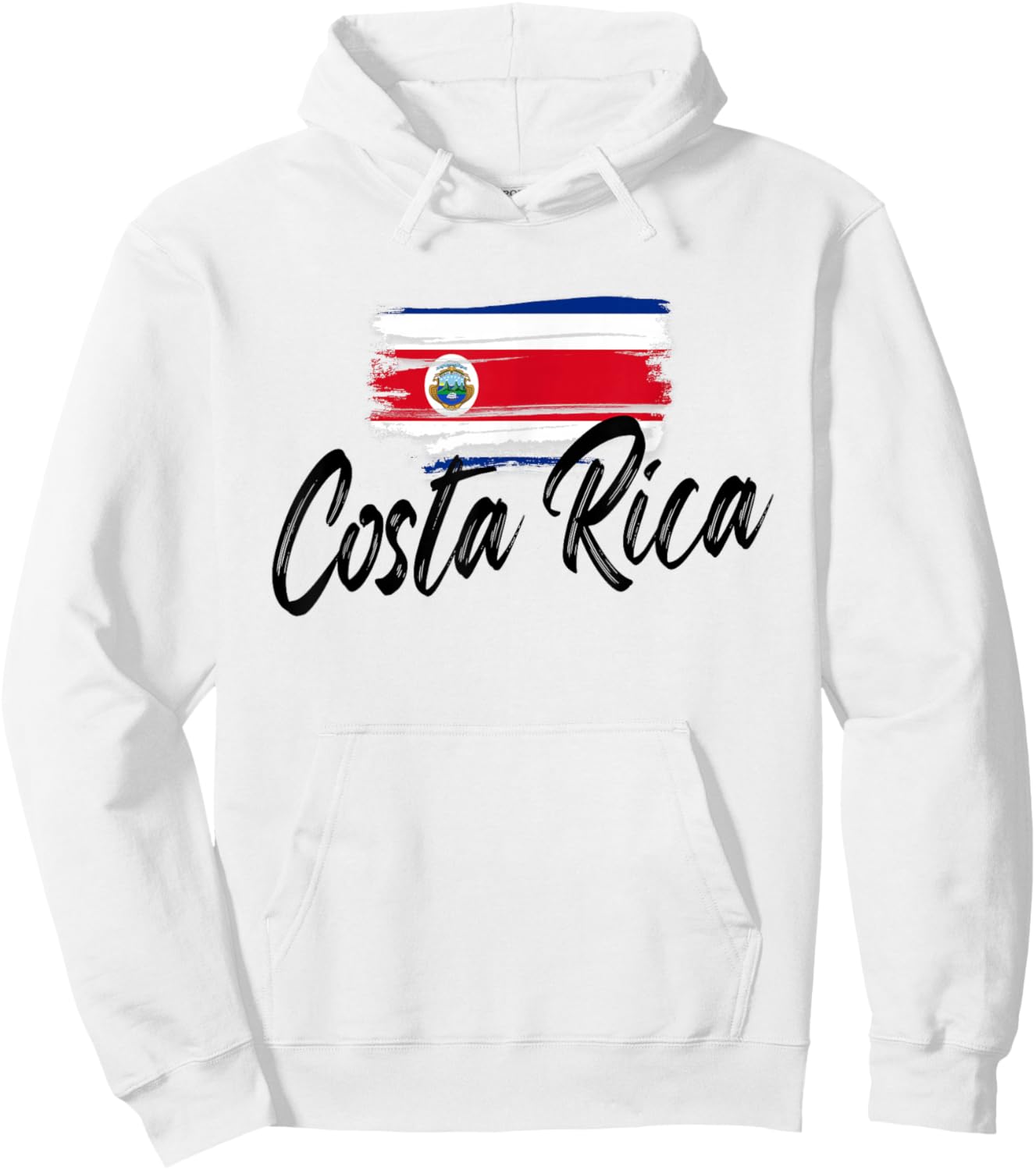Costa Rica Flag Costa Rica Funny costaricense Pride Hoodie - Hoodie | White