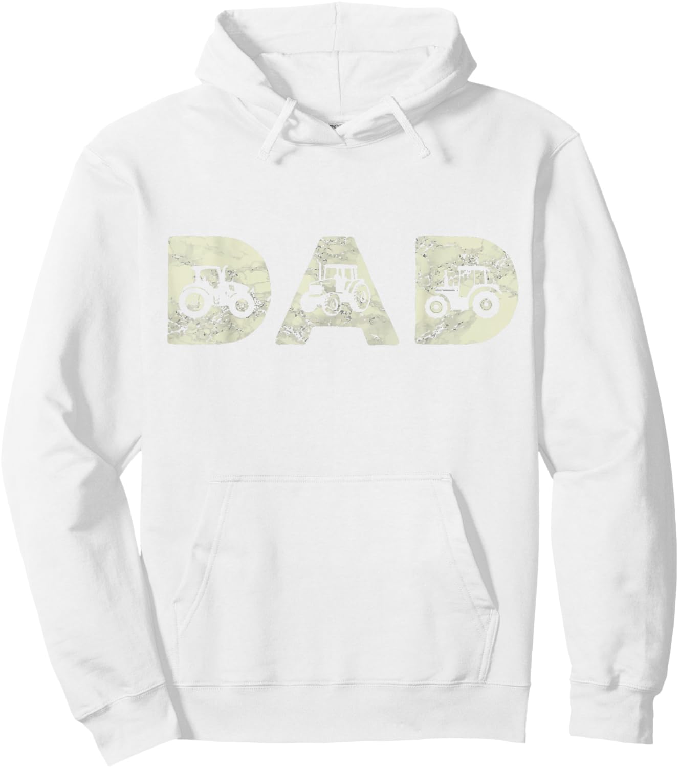 Tractor Dad Farming Father Farm Lover Farmer Daddy Hoodie - Hoodie | White