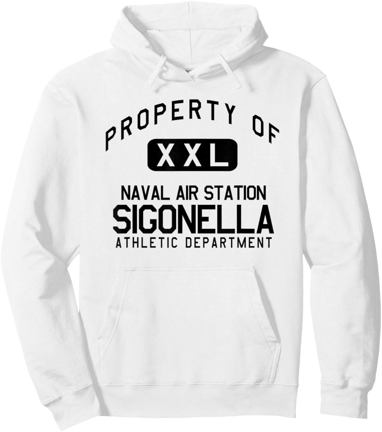 Property of Naval Air Station Sigonella Athletic Department Hoodie - Hoodie | White