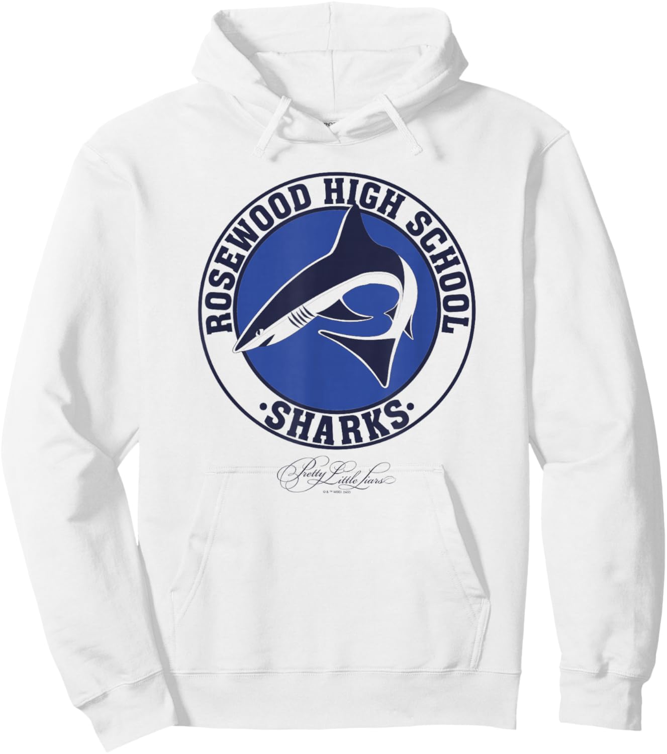 Pretty Little Liars Rosewood High School Sharks Collegiate Hoodie - Hoodie | White