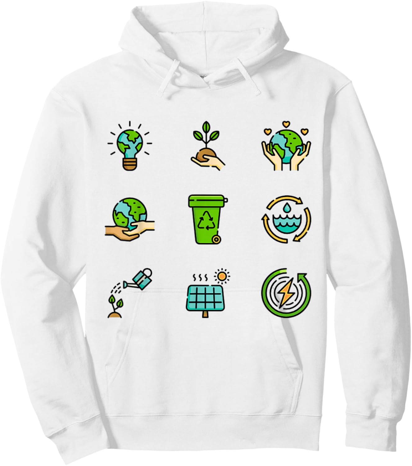 Recycle shirt for , recycle for girls, recycle for boys Hoodie - Hoodie | White