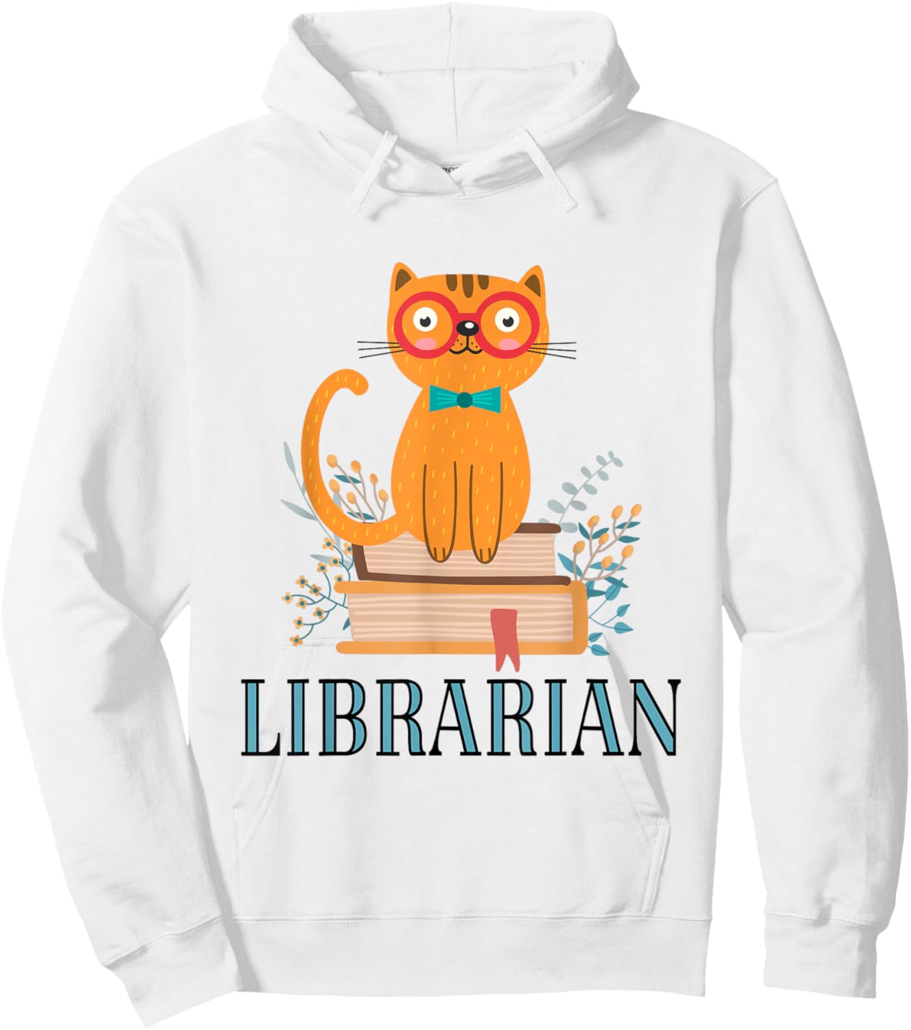 Librarian Reading Quote Hoodie - Hoodie | White