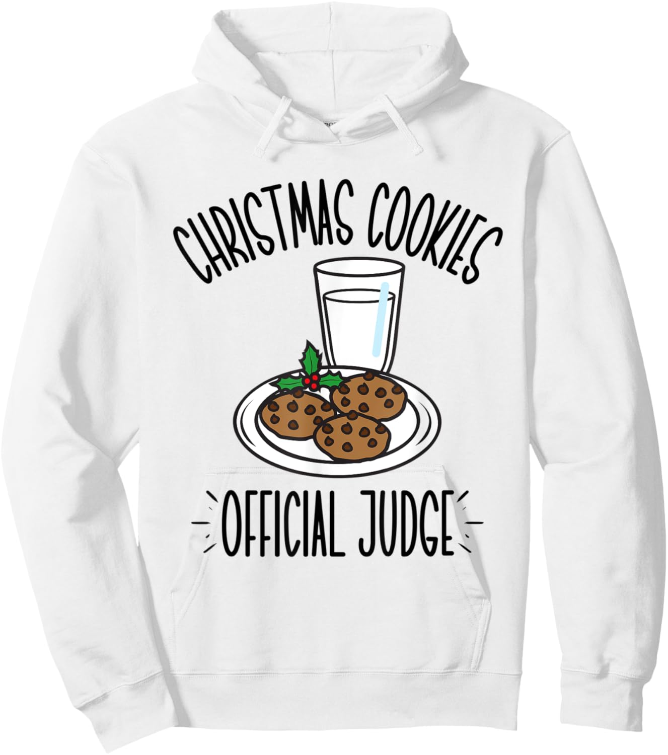 Christmas Cookies Official Judge, Cookie Taste Tester Hoodie - Hoodie | White