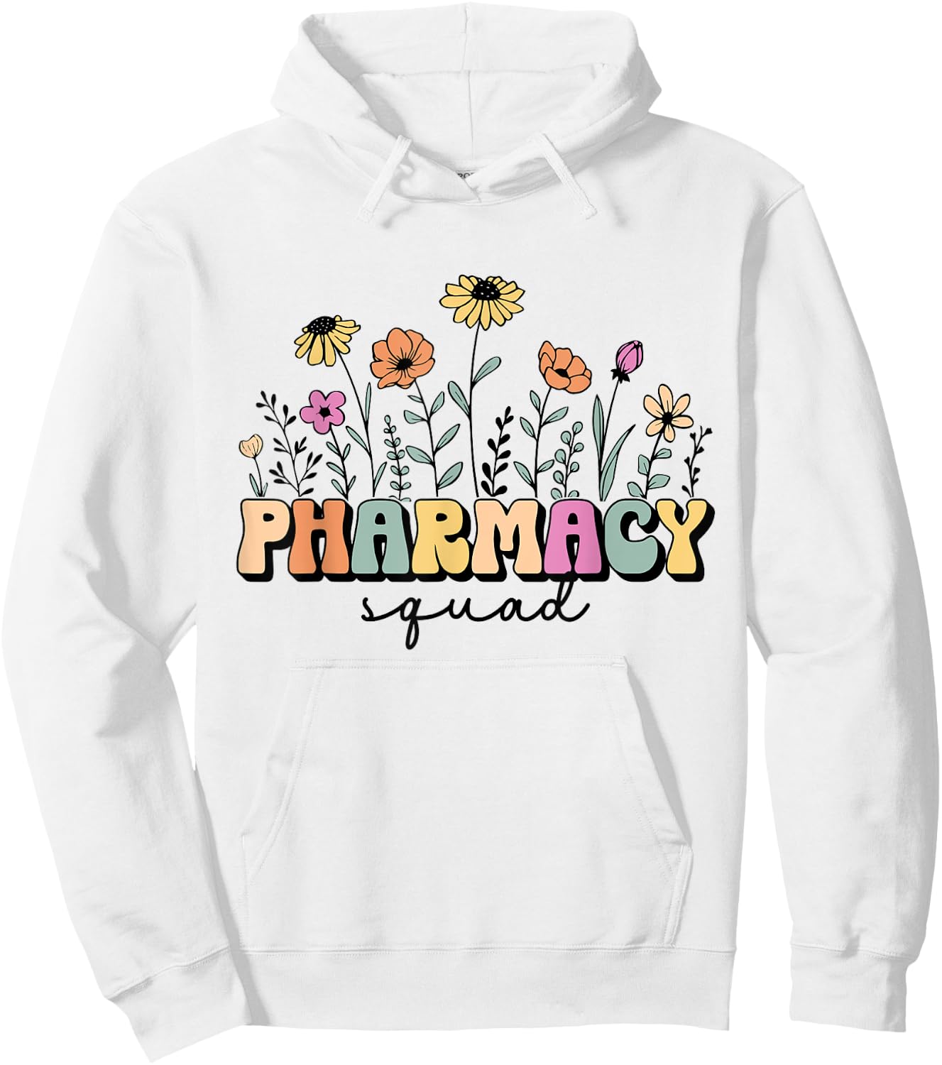 Pharmacy Squad Pharmacy Technician Design For Pharmacist Hoodie - Hoodie | White