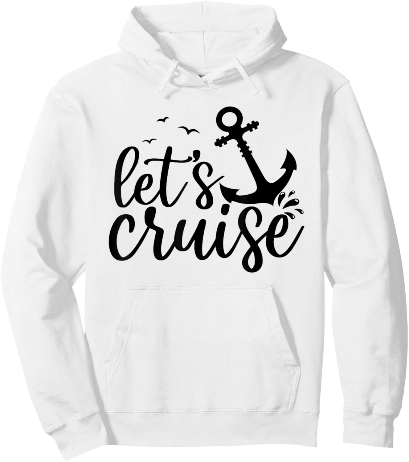 Let's Cruise Men Women Kids Vacation Family Matching Cruise Hoodie - Hoodie | White
