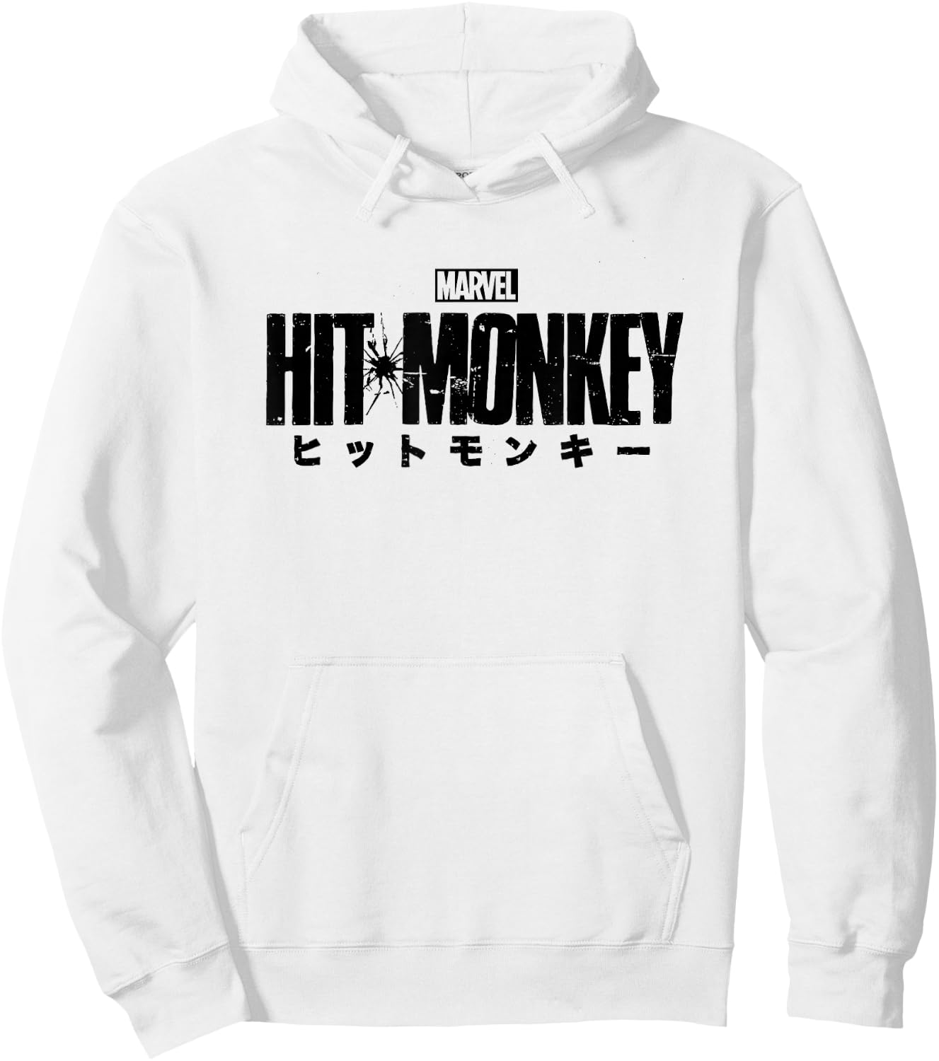 Marvel Hit Monkey Logo Yellow Hoodie - Hoodie | White