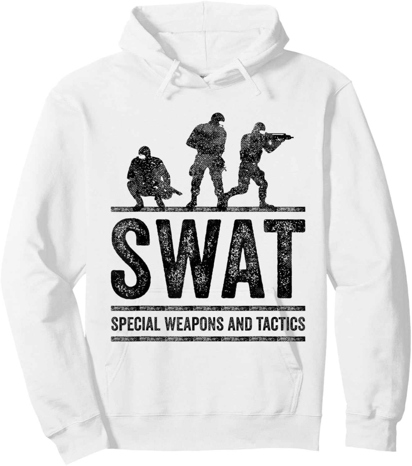 SWAT Team Police Sheriff Clothing Off Duty Cops Law Apparel Hoodie - Hoodie | White