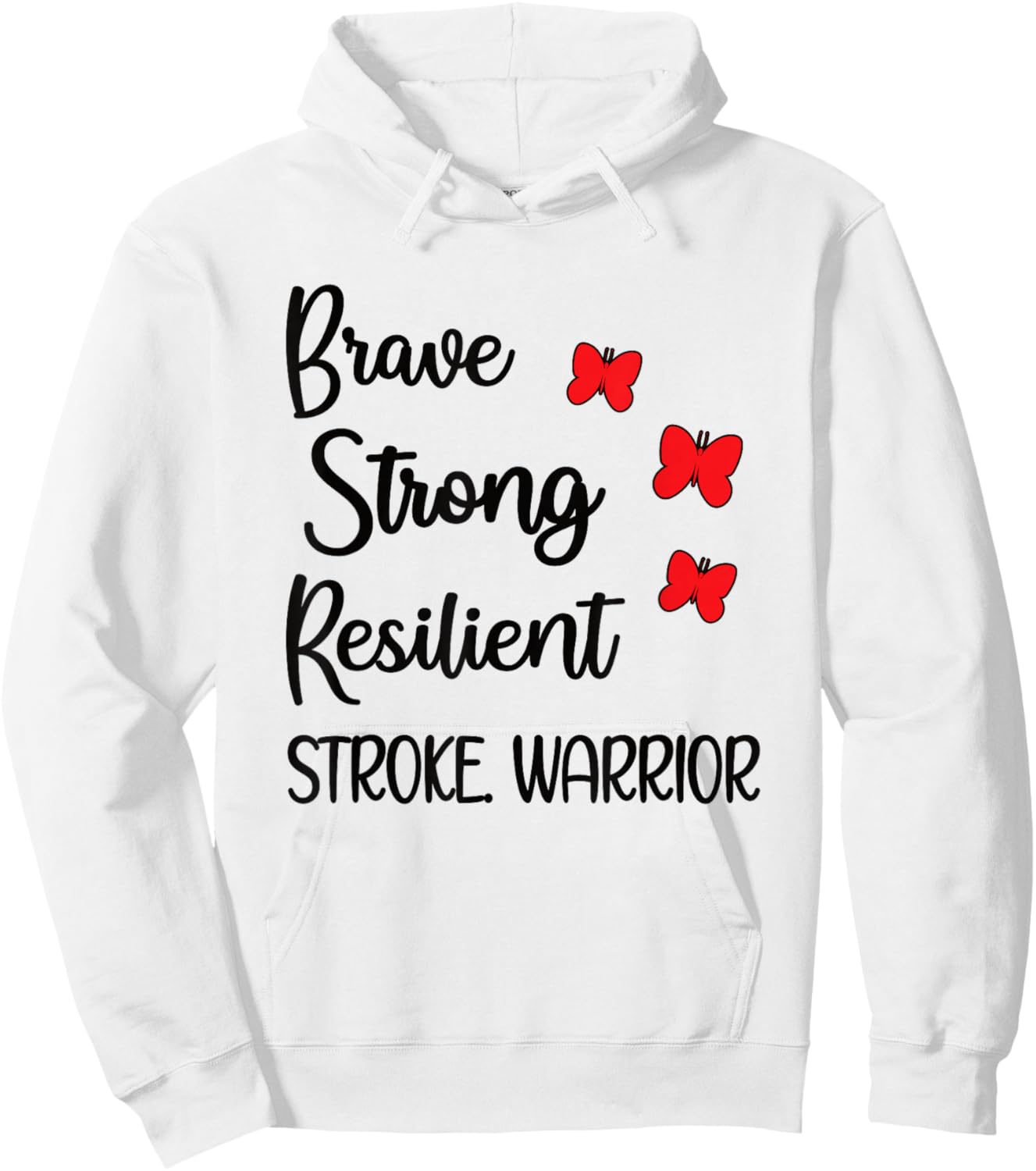 Stroke Warrior Stroke Recovery Stroke Survivor Hoodie - Hoodie | White