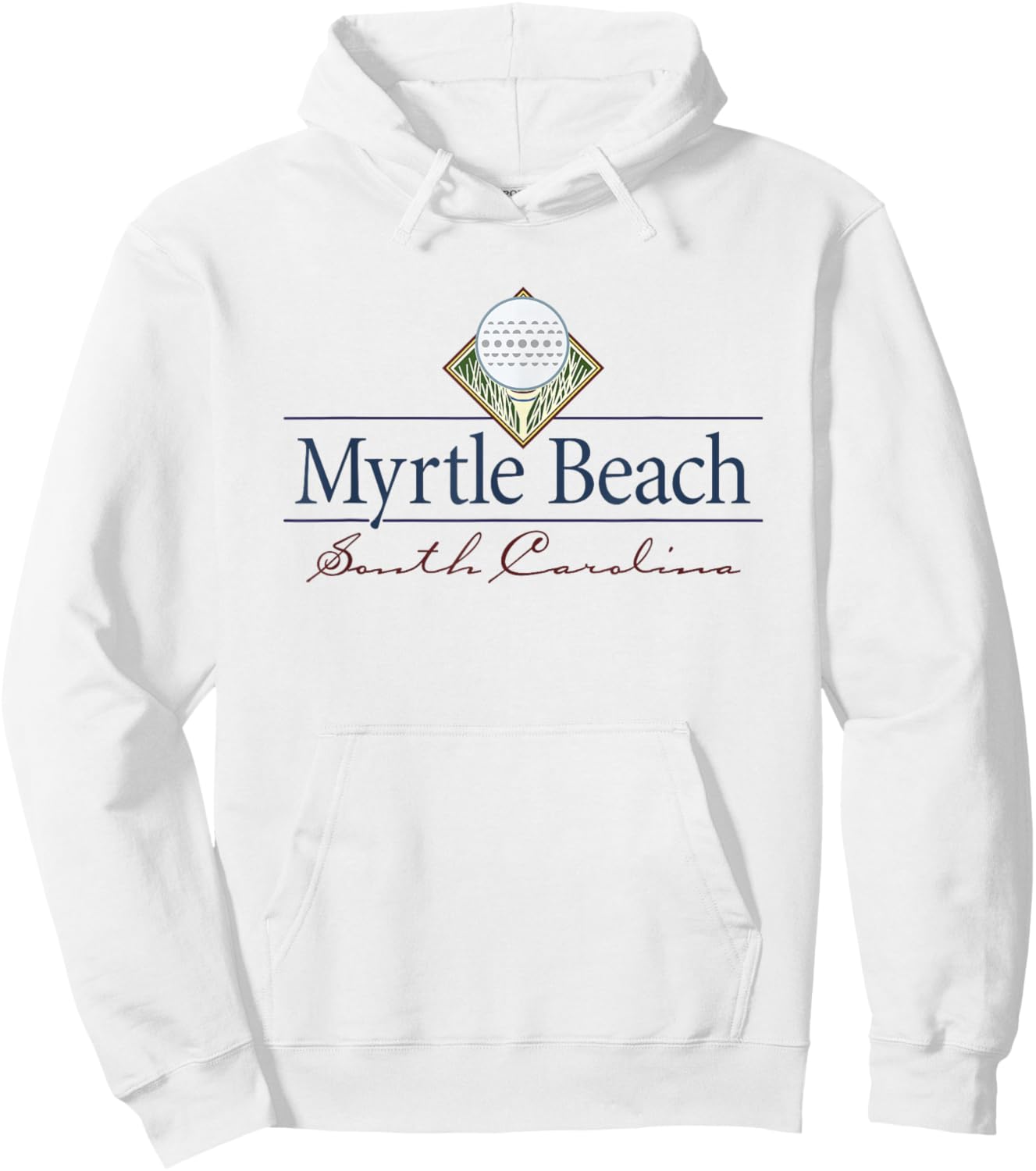 Myrtle Beach Golf, South Carolina Hoodie - Hoodie | White