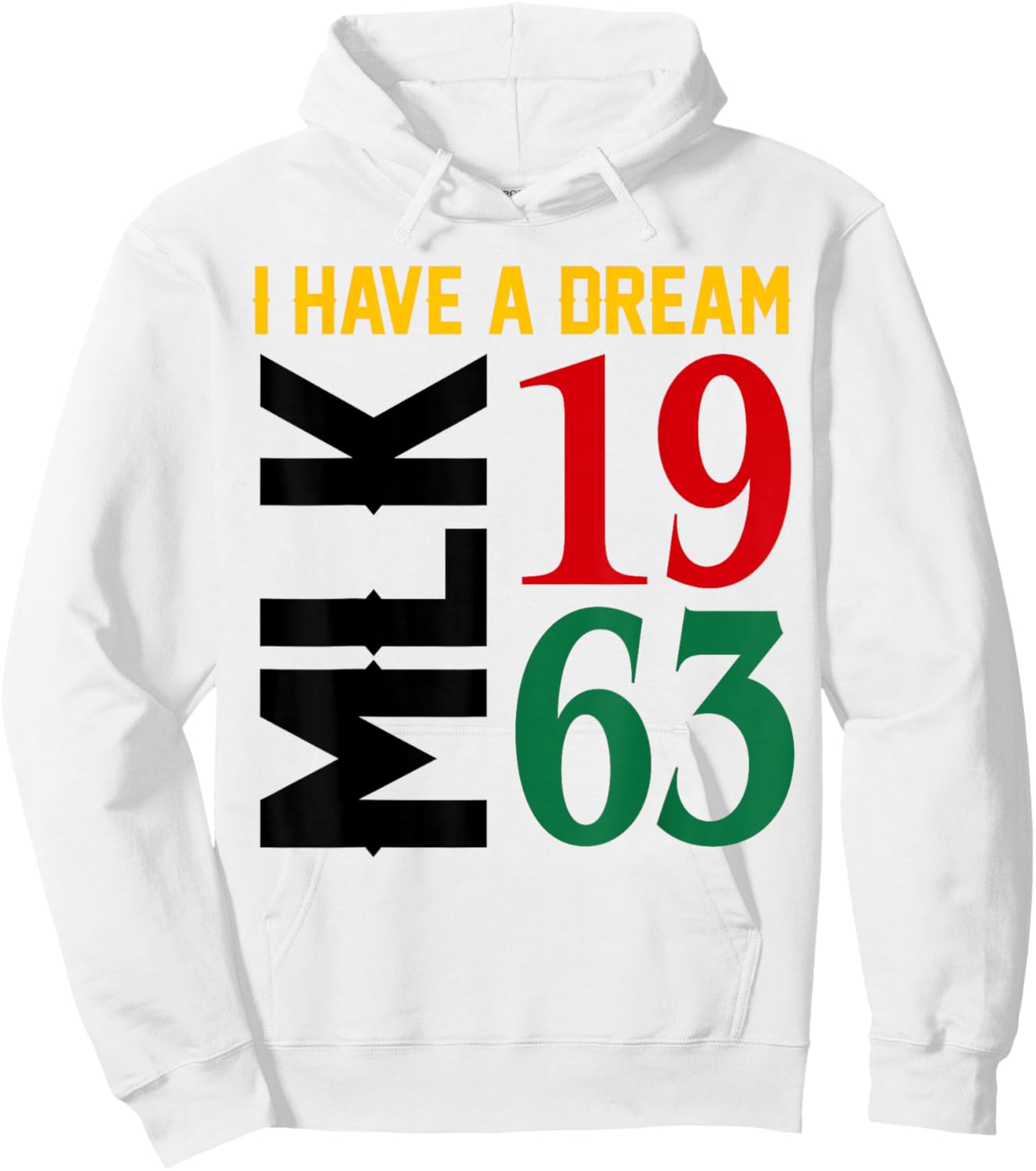 I Have A Dream Black History MLK Day Martin Luther King Day Hoodie - Hoodie | White