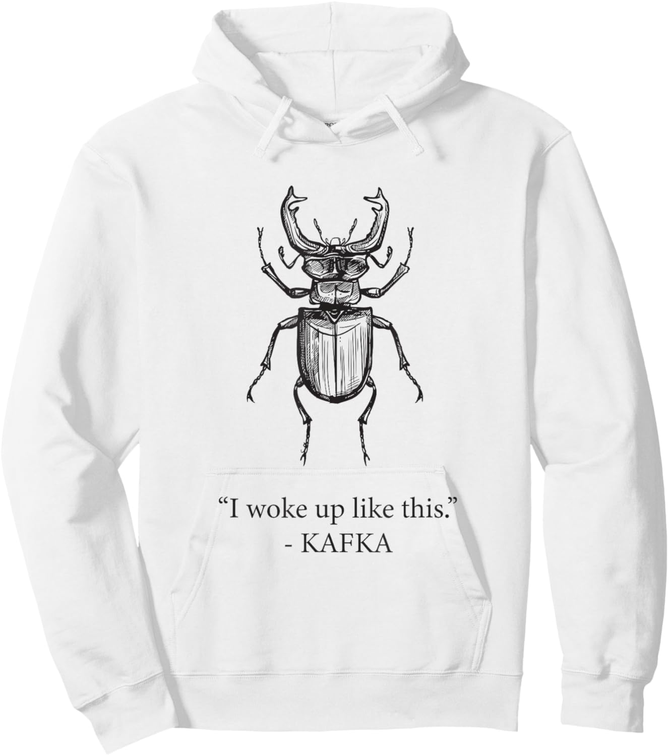 I woke up like this - Kafka Hoodie - Hoodie | White