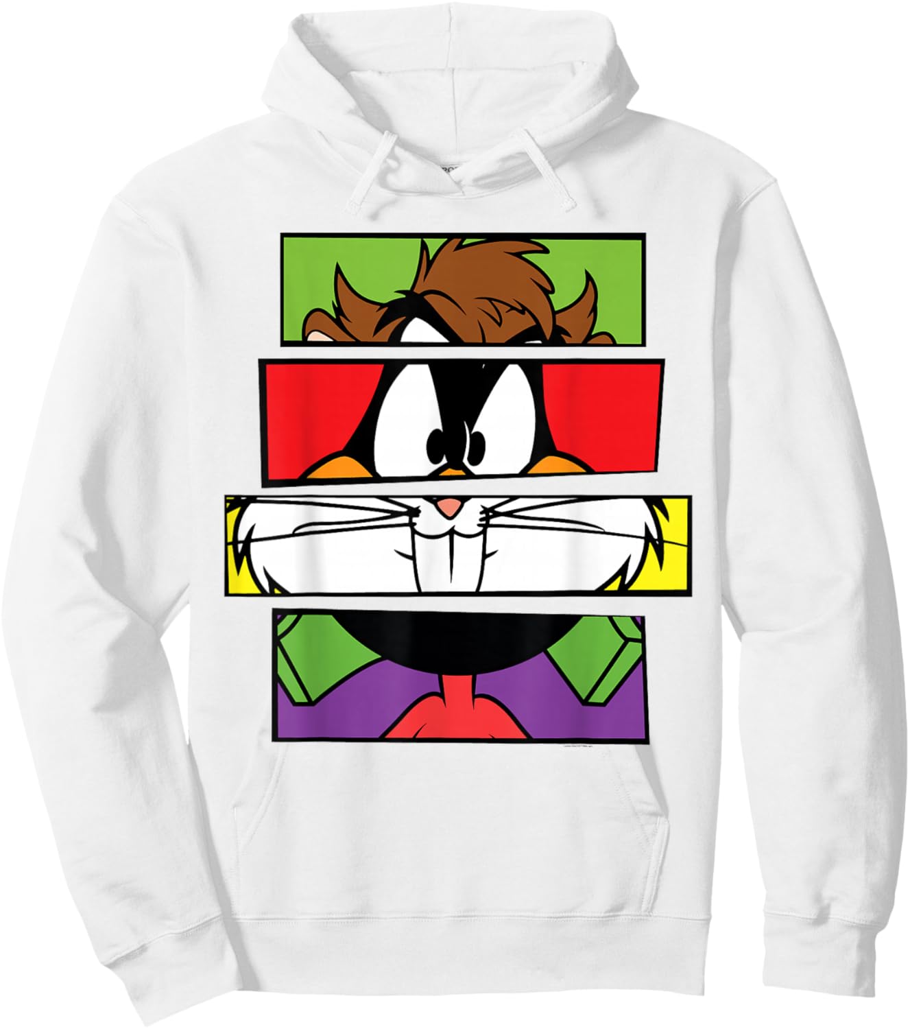 Looney Tunes Mismatch Hoodie - Hoodie | White