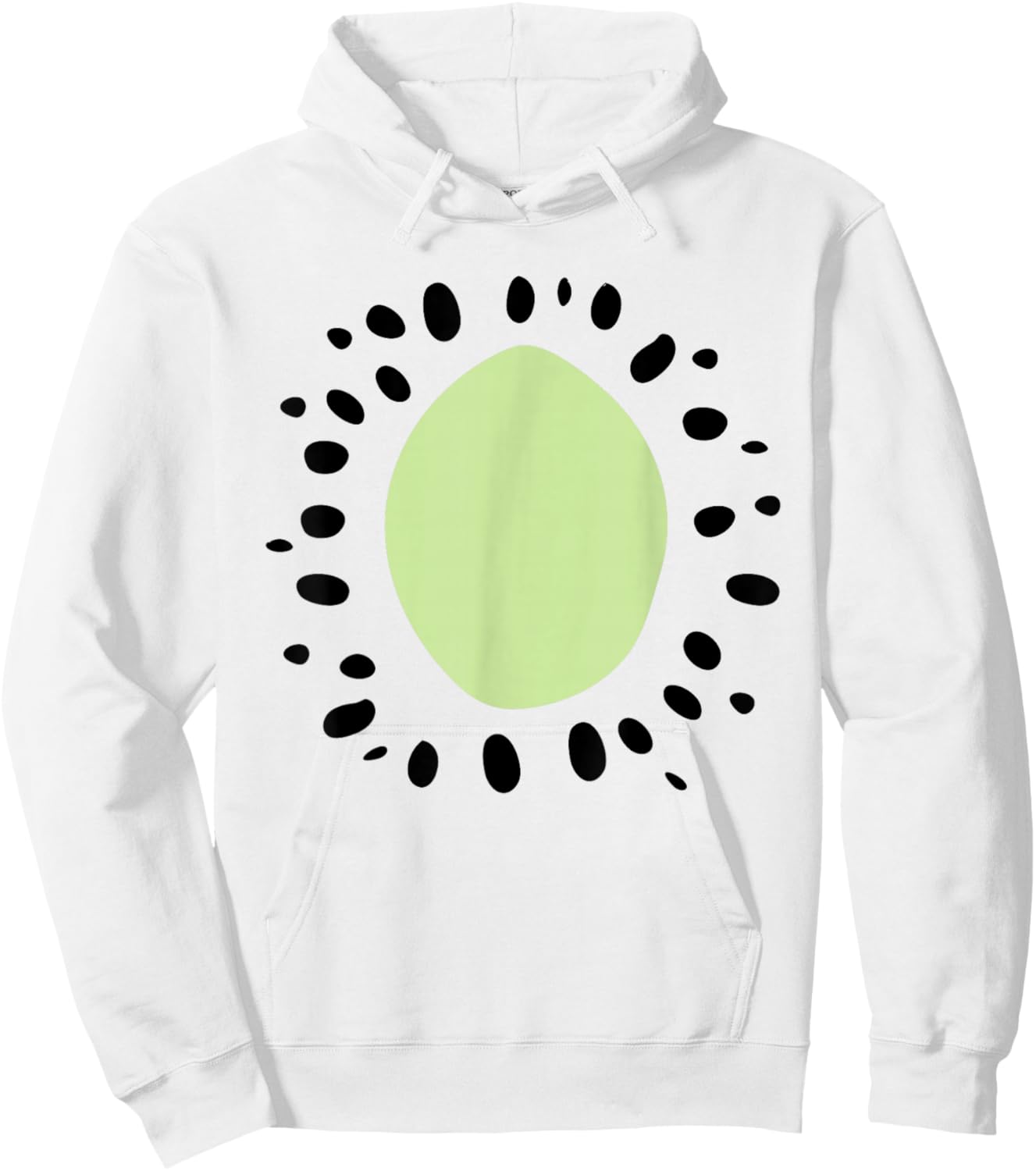 Kiwi Halloween Costume Cute Easy Fruit DIY Halloween Hoodie - Hoodie | White