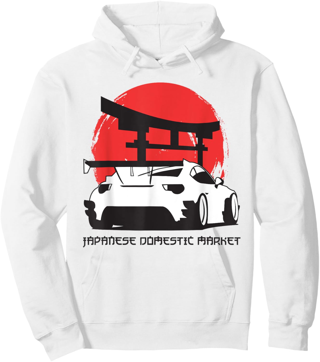 JDM Japan Motorsport Tuning Car 90s Hoodie - Hoodie | White