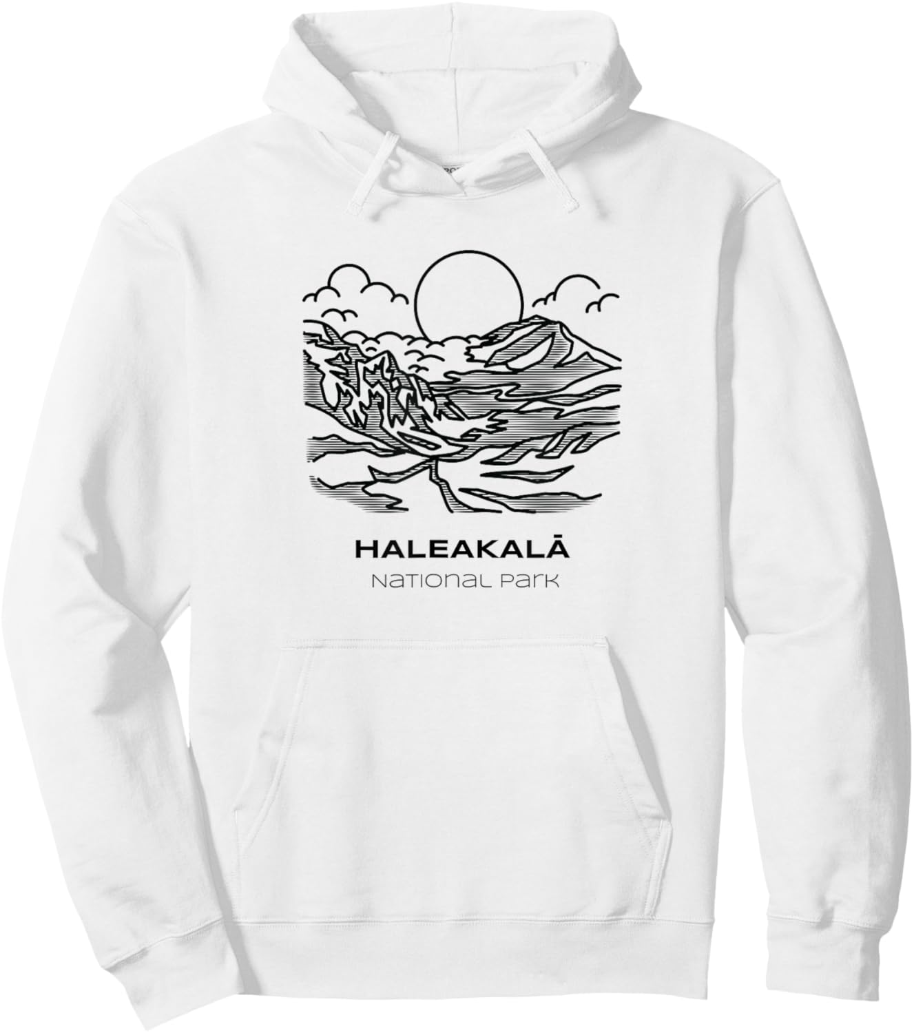 Vintage Haleakala National Park Hike Hoodie - Hoodie | White
