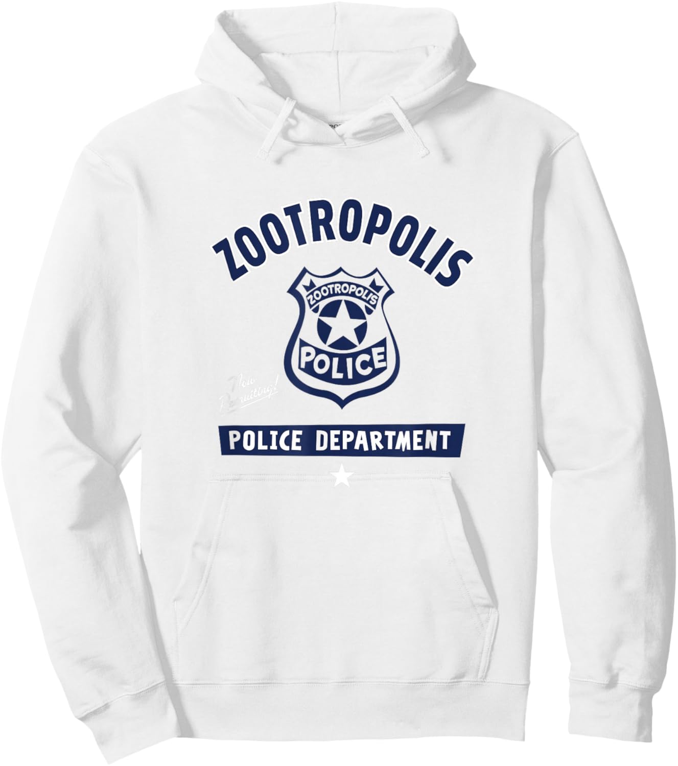 Disney Zootopia Police Department Badge Small Hoodie - Hoodie | White