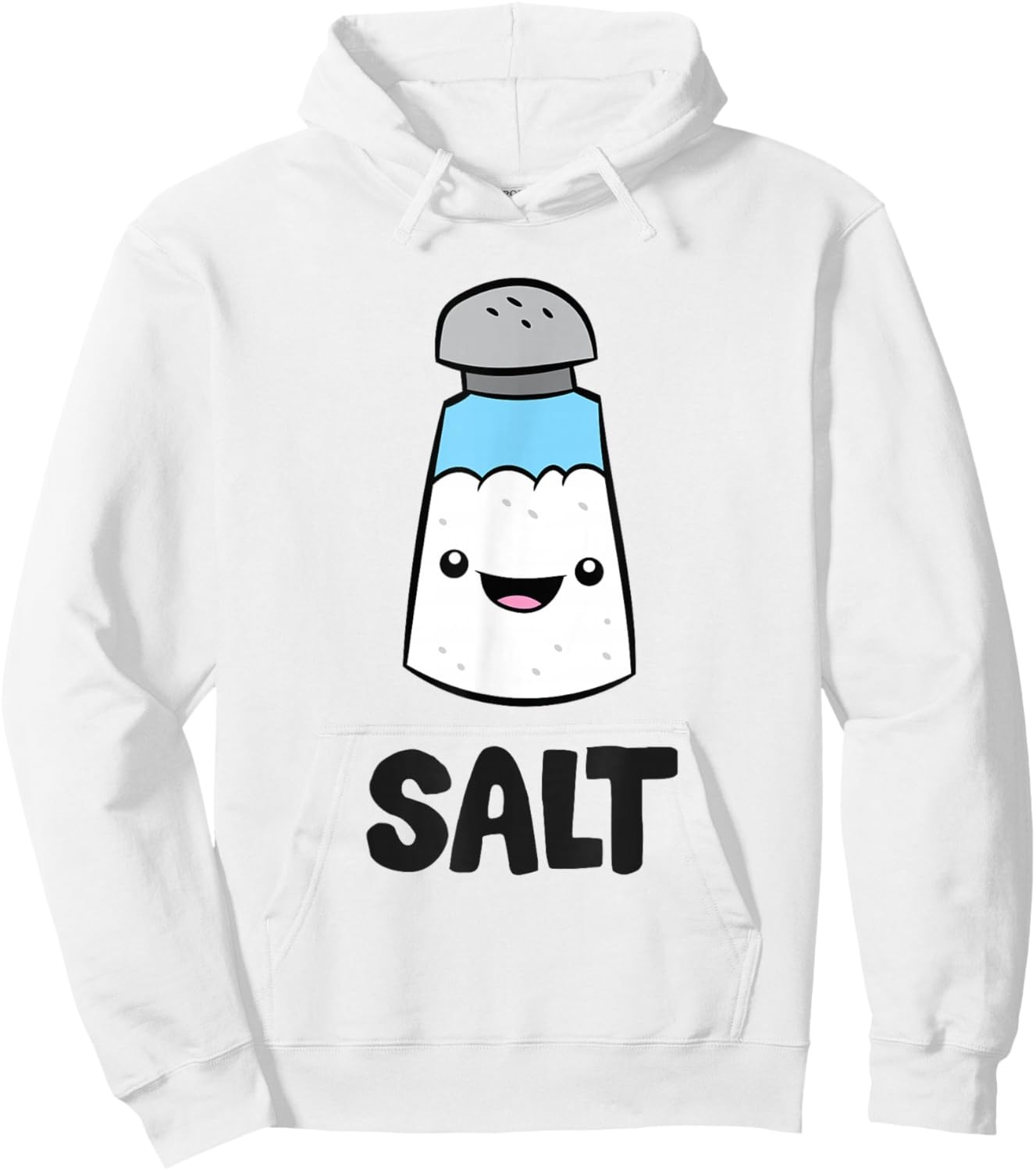 Salt Costume Matching Pepper and Salt Couple Hoodie - Hoodie | White