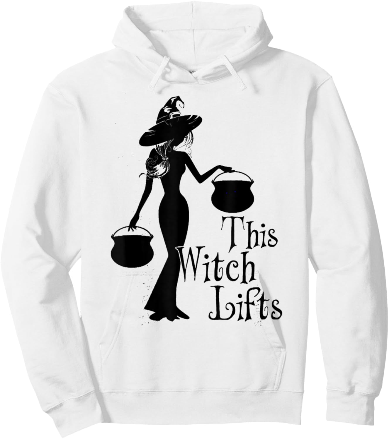 This Witch Lifts Funny Workout Fitness Bodybuilding Hoodie - Hoodie | White