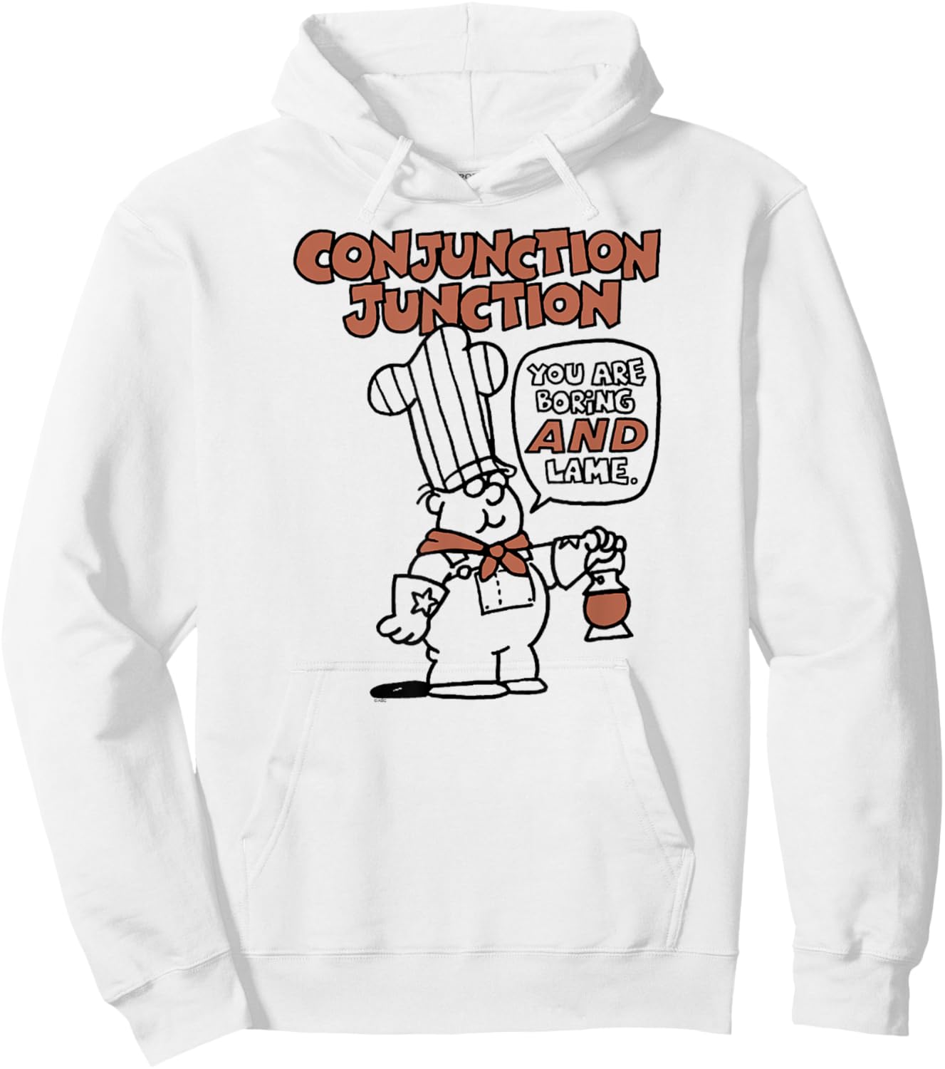 Ripple Junction x Schoolhouse Rock Conjunction Junction Art Hoodie - Hoodie | White