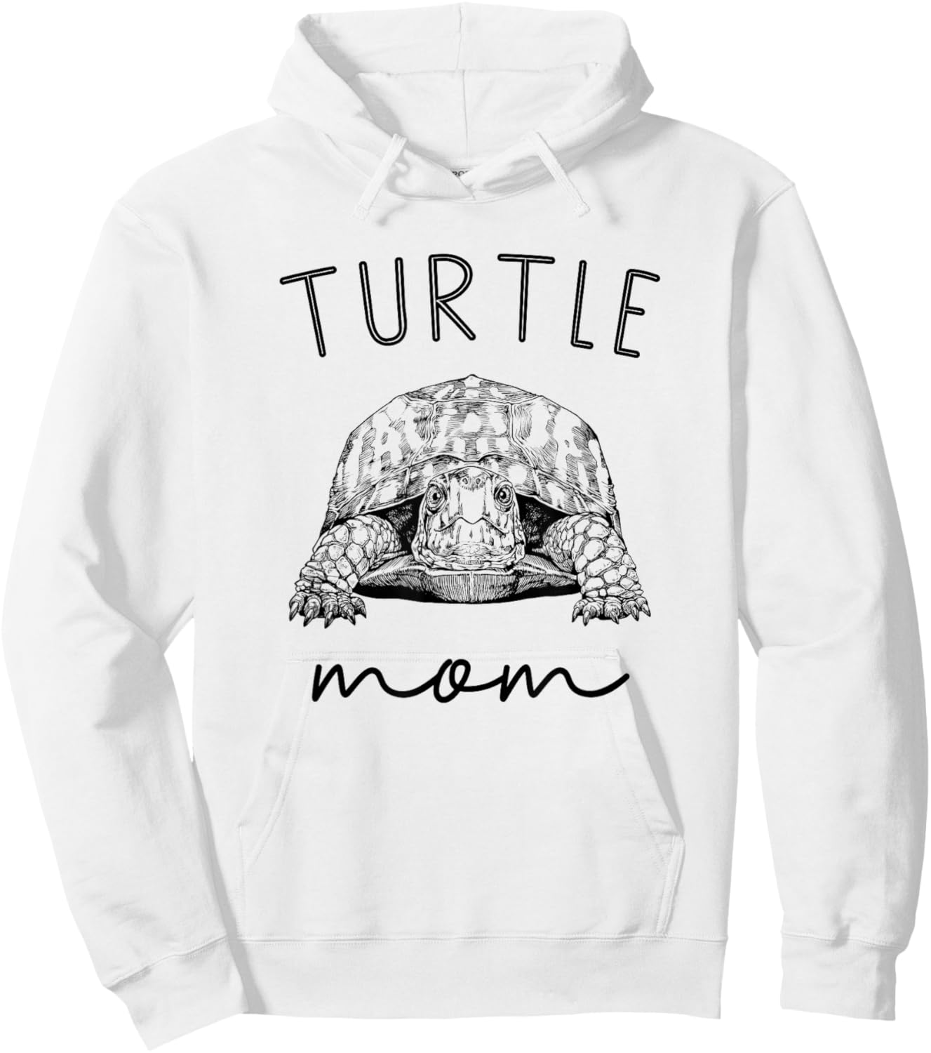 Turtle Mom Pet Eastern box turtle Mama Hoodie - Hoodie | White