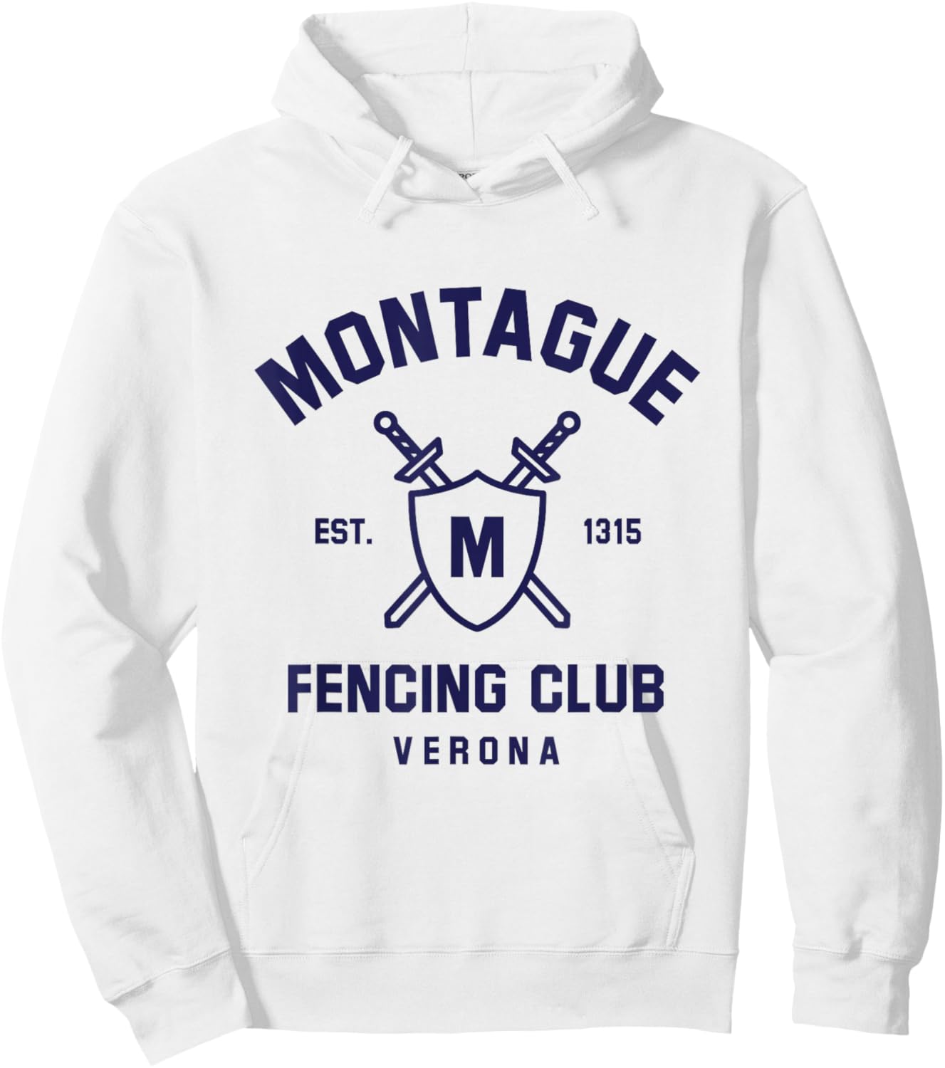 Montague Fencing Club Hoodie - Hoodie | White
