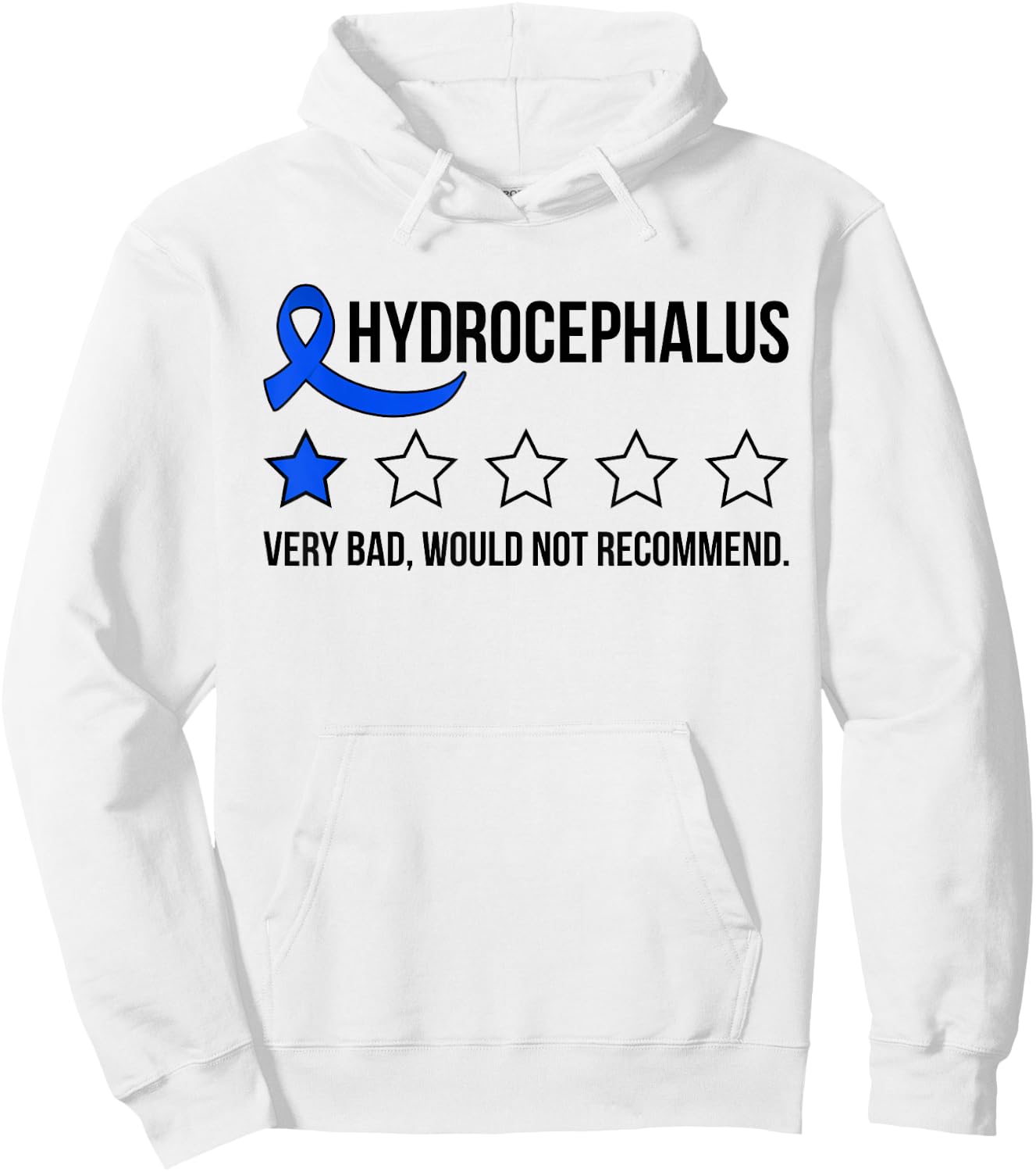Hydrocephalus Awareness Month Funny Hydrocephalus Survivor Hoodie - Hoodie | White