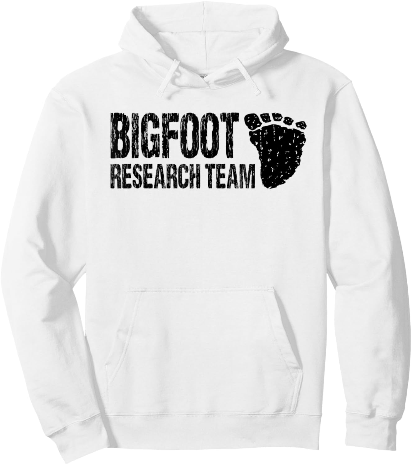 Bigfoot Research Team Retro Sasquatch Bigfoot Hunting Kit Hoodie - Hoodie | White