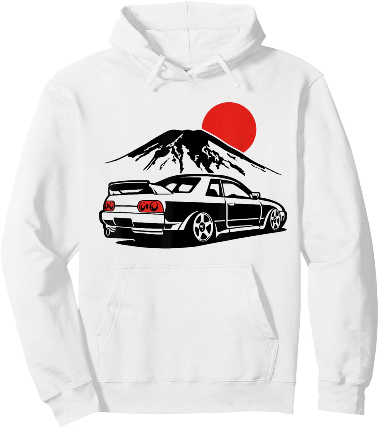 JDM Japan Motorsport Tuning Car 90s Hoodie - Hoodie | White