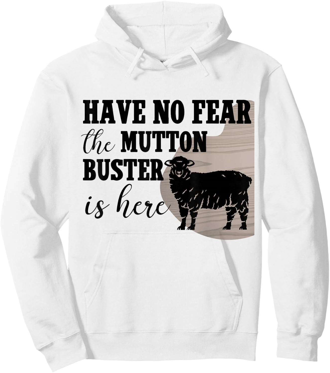 Mutton Busting Shirt Boys Kids Rodeo Mutton Buster Hoodie - Hoodie | White