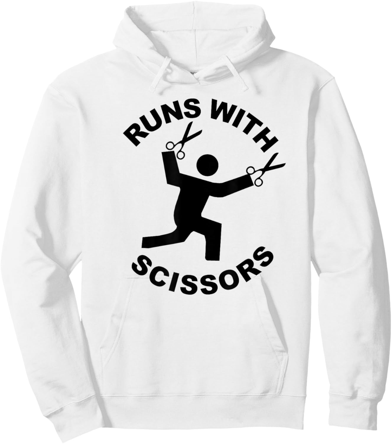 Runs with Scissors Hoodie - Hoodie | White