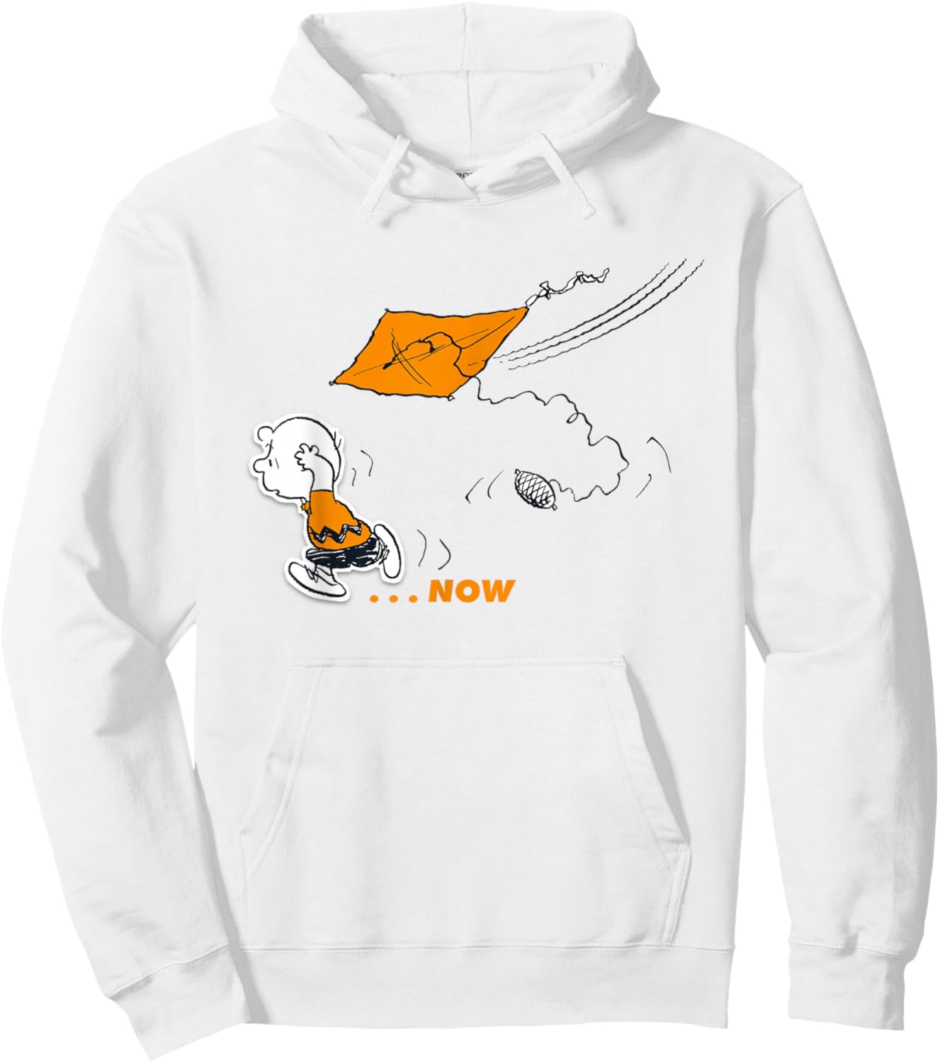Peanuts Charlie Brown Then and Now Hoodie - Hoodie | White