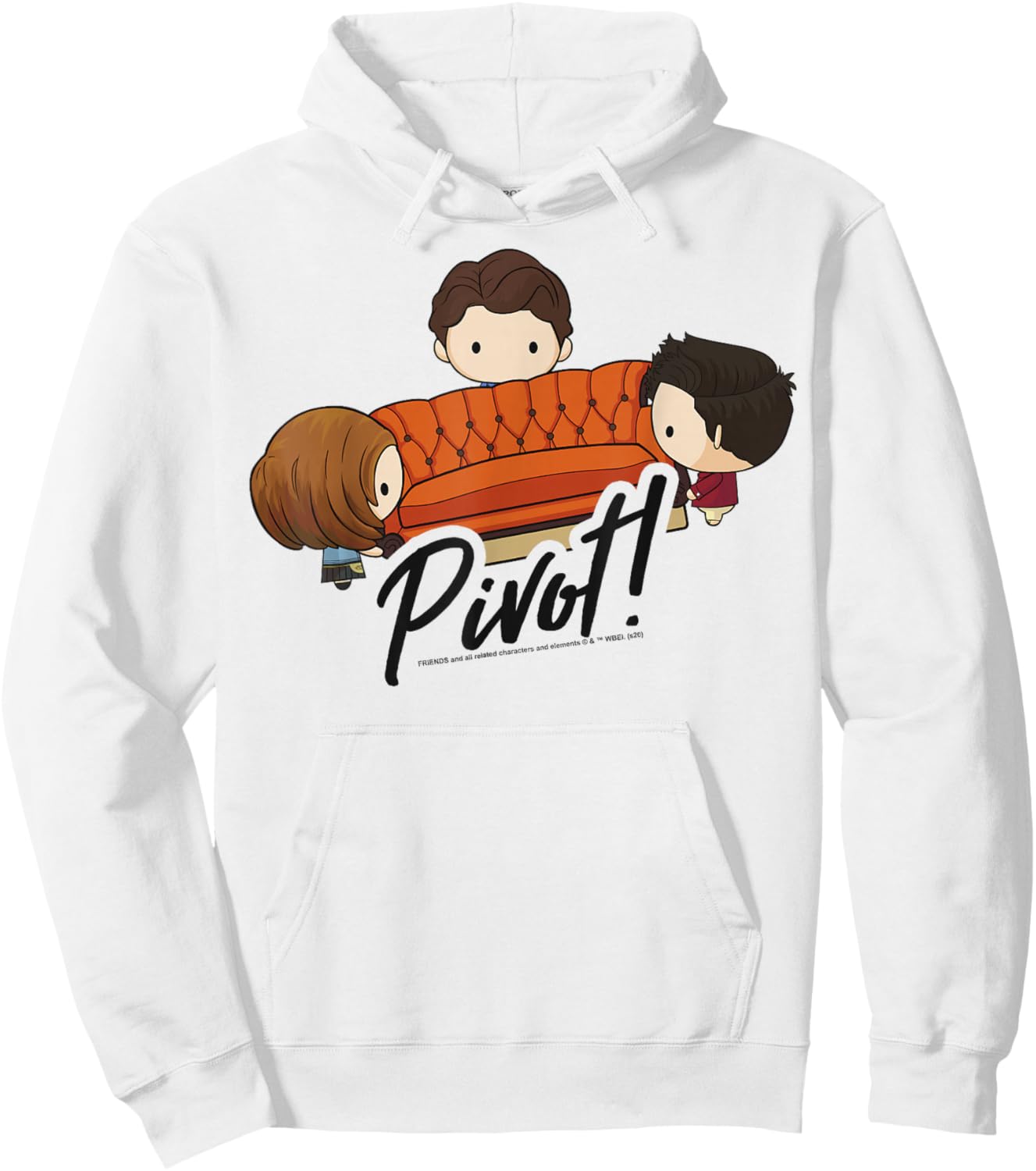 Friends Chibi Pivot Hoodie - Hoodie | White