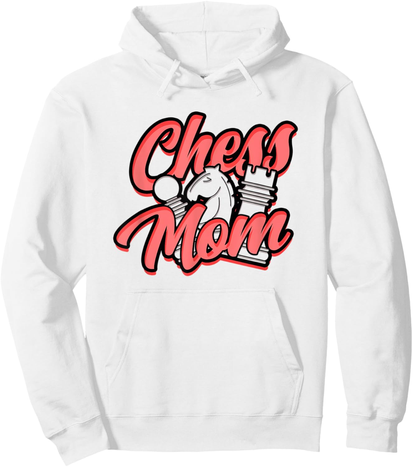 Chess Mom – Mother checkmate Hoodie - Hoodie | White