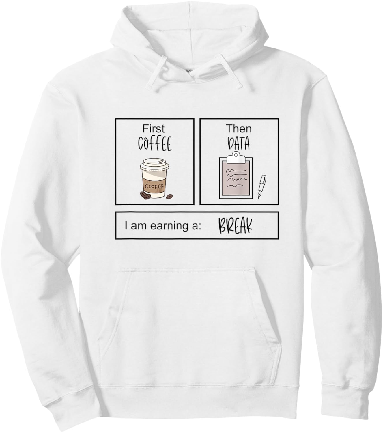 First Coffee Then IEP Teacher SPED Teacher Coffee Lover Gift Small Hoodie - Hoodie | White