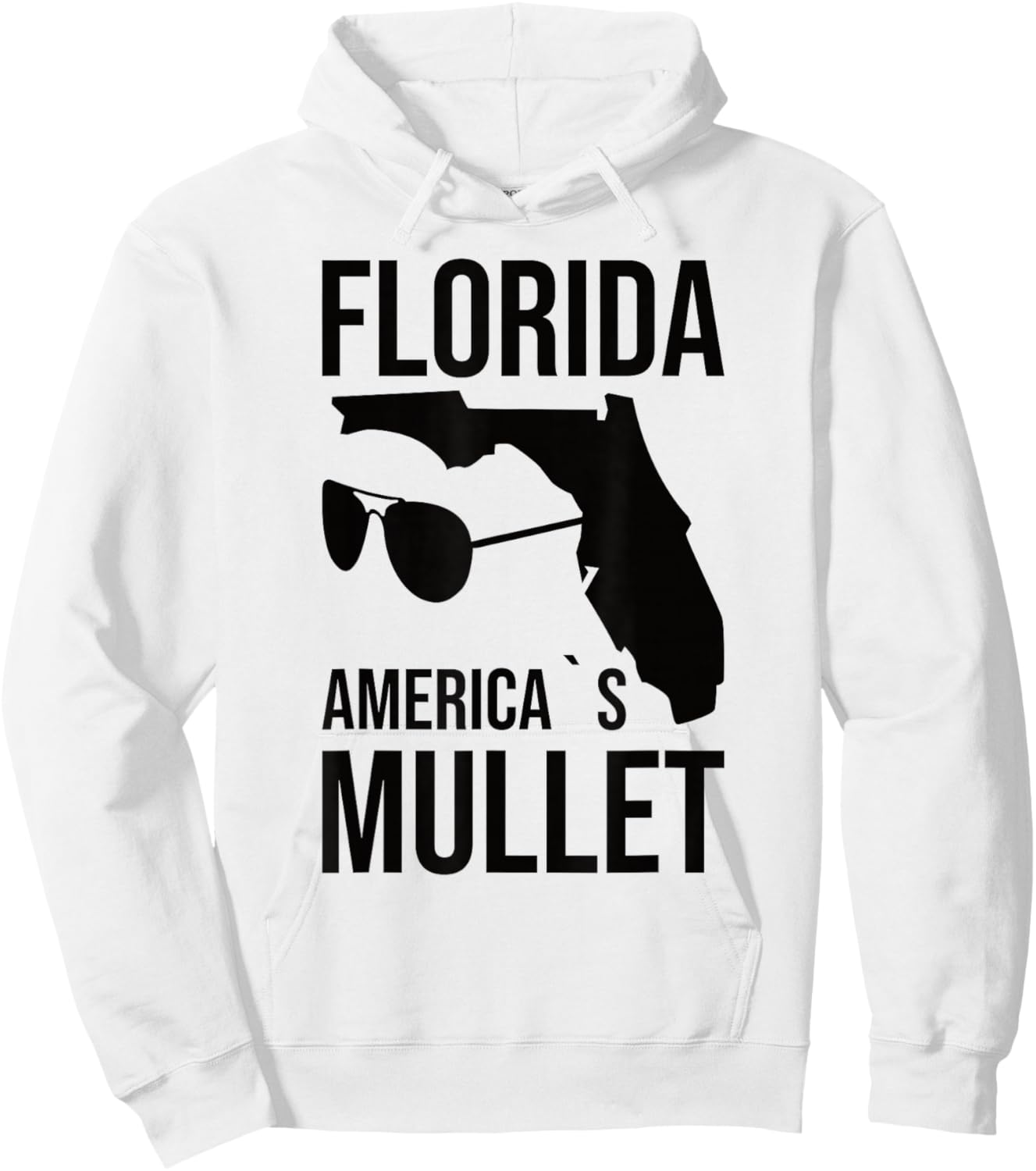 Florida America´s Mullet West Coast Hoodie - Hoodie | White
