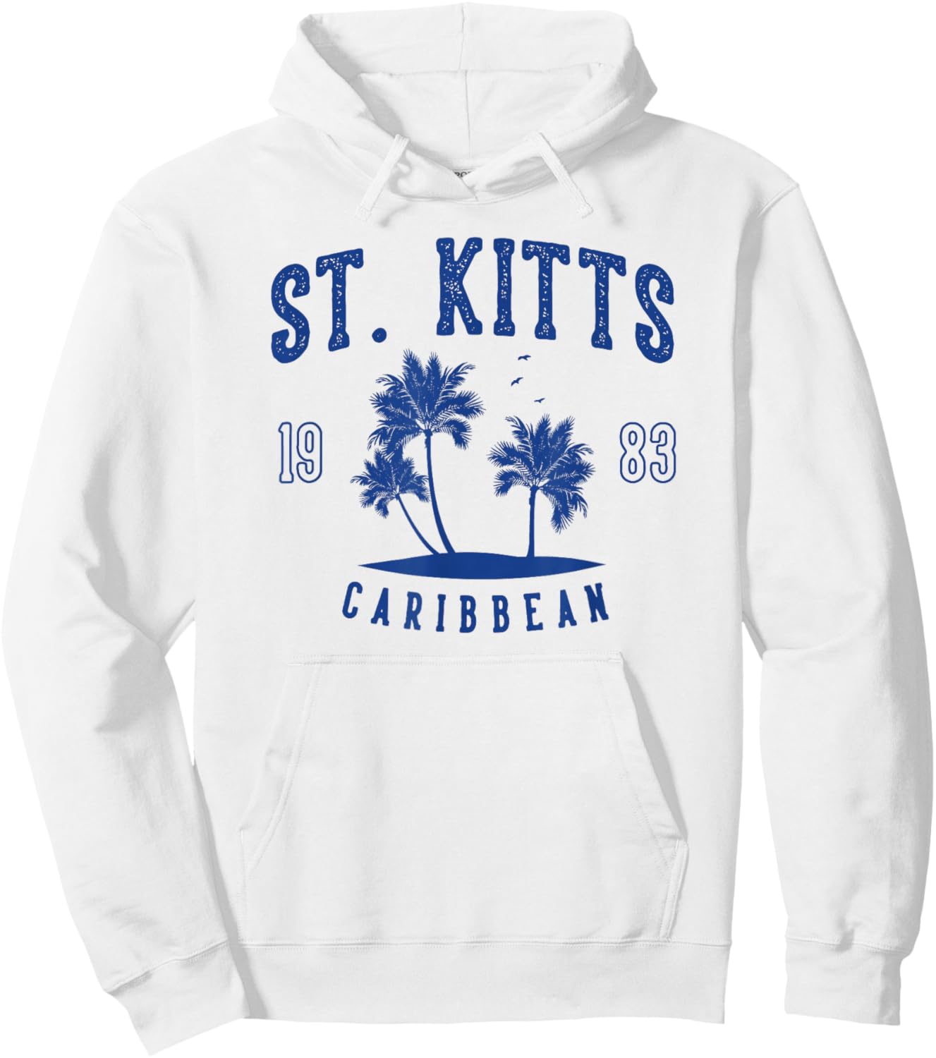 St. Kitts Caribbean Hoodie - Hoodie | White